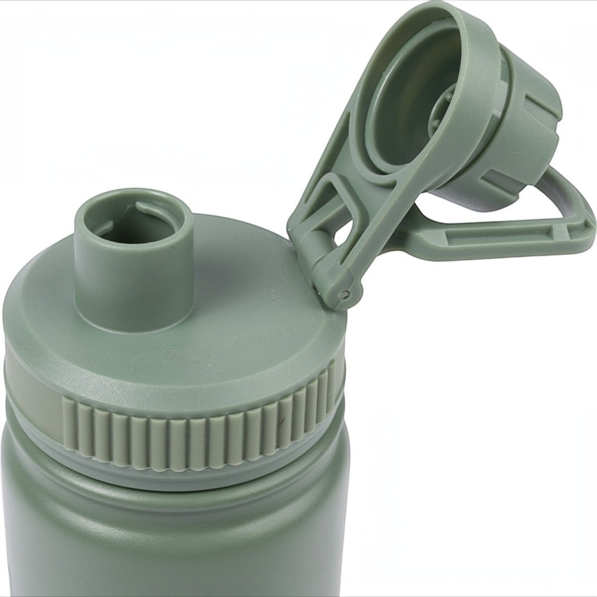 Nordicbuddies Mumins Thermoflasche Schnupferich beim Angeln Edelstahl 550 ml salbeigrün - Ansicht 7