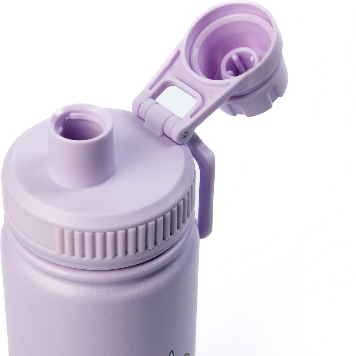 Nordicbuddies Mumins Thermoflasche Snorkfräulein mit Hula-Hoop-Reifen Edelstahl 550 ml flieder - Ansicht 4