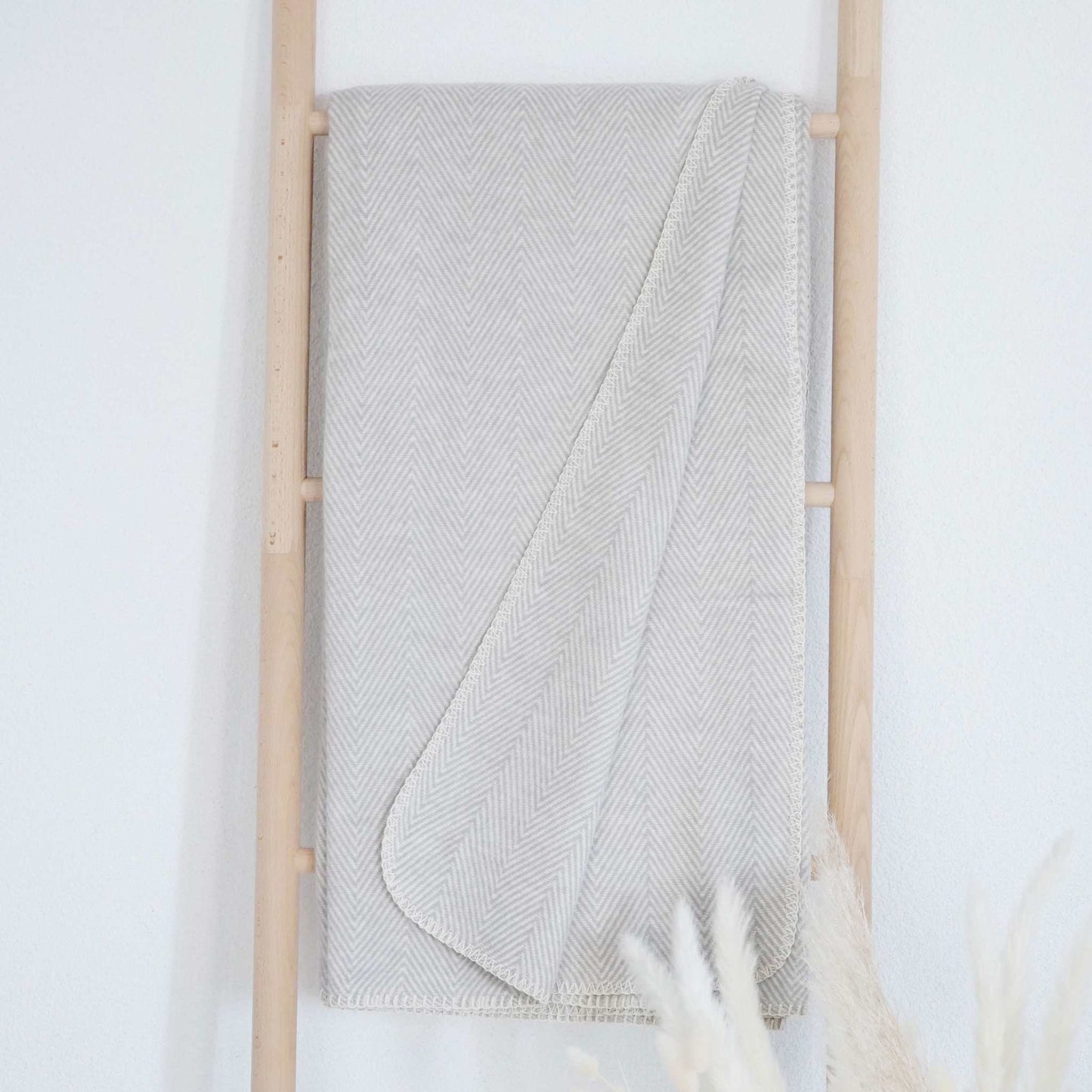 Riema Finn Baumwolldecke (Biobaumwolle) 140x200 cm Fischgrät