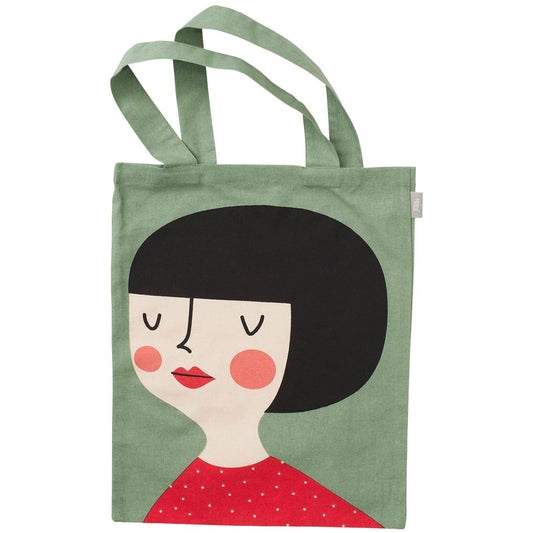 Spira of Sweden Kompiskasse Kerstin Tasche 37x47 cm - bunte Einkaufstasche aus Stoff