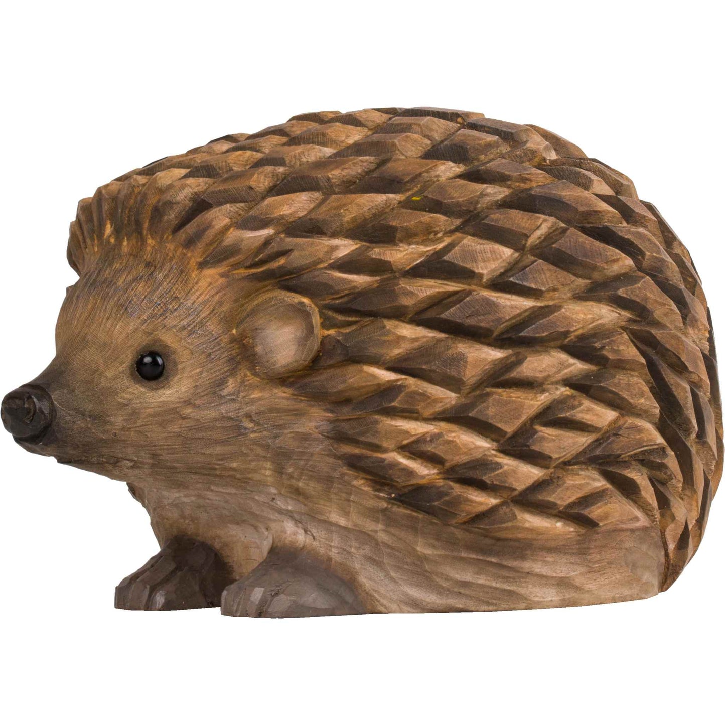 Wildlife Garden Decoanimal Igel handgeschnitzt