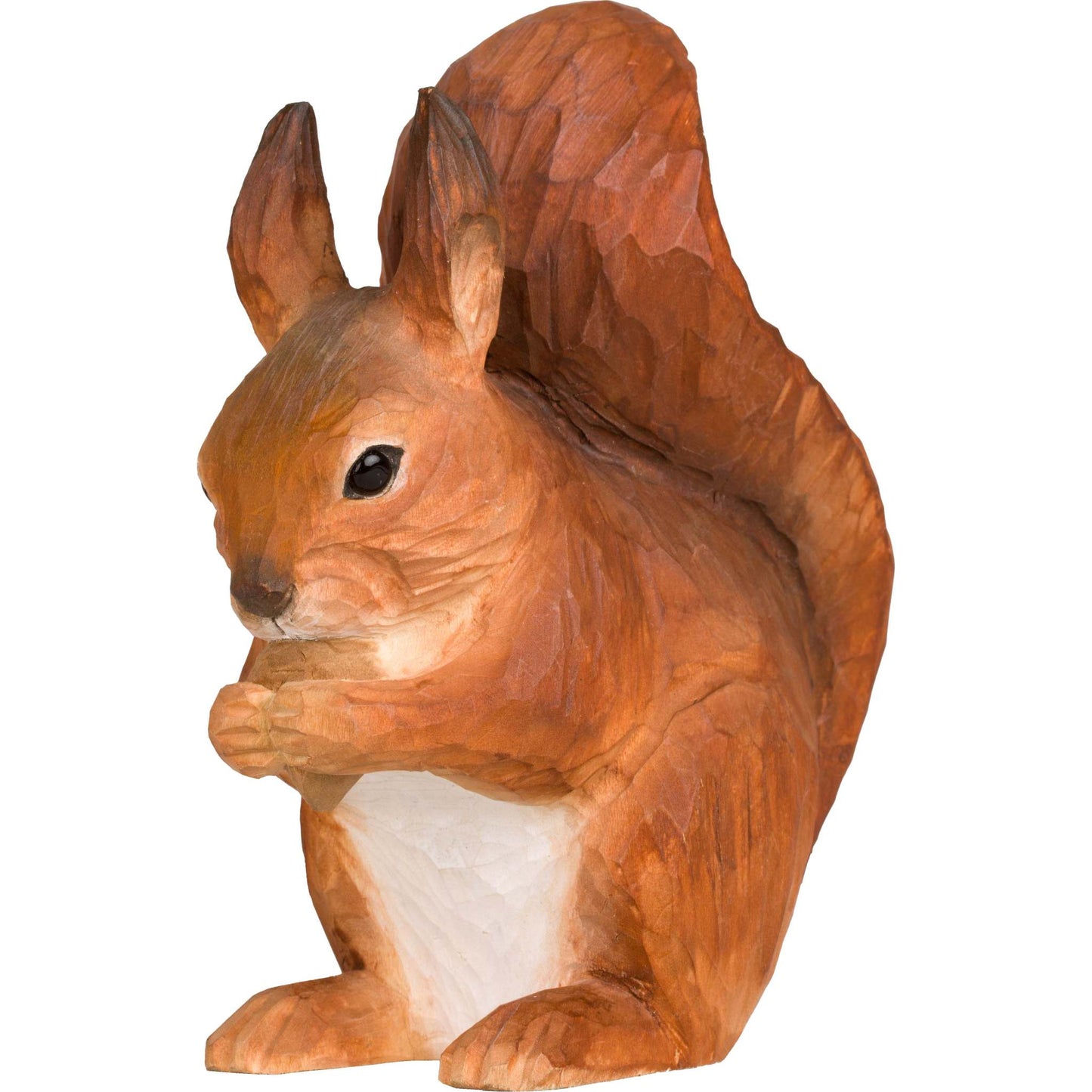 Wildlife Garden DecoAnimal Rotes Eichhörnchen handgeschnitzt