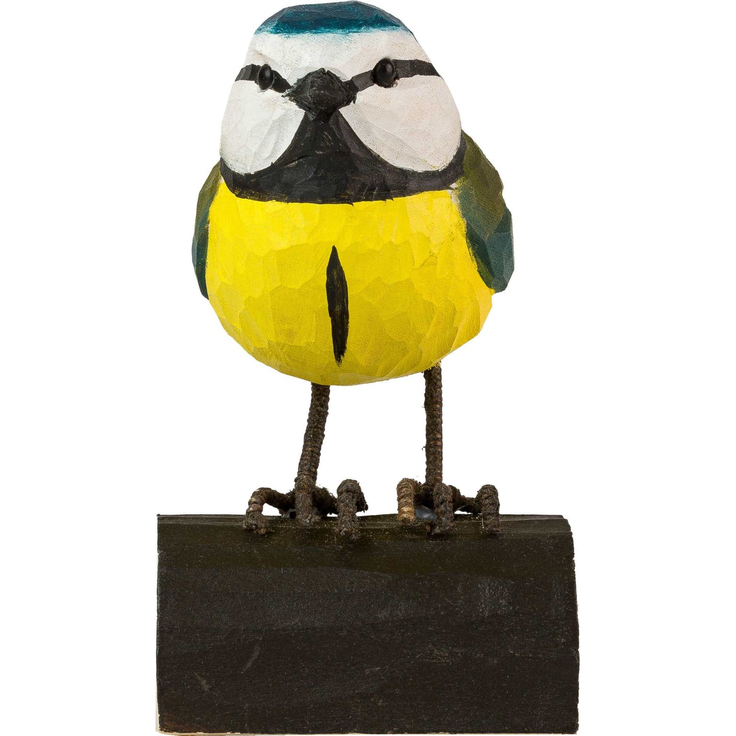 Wildlife Garden DecoBird Blaumeise handgeschnitzt