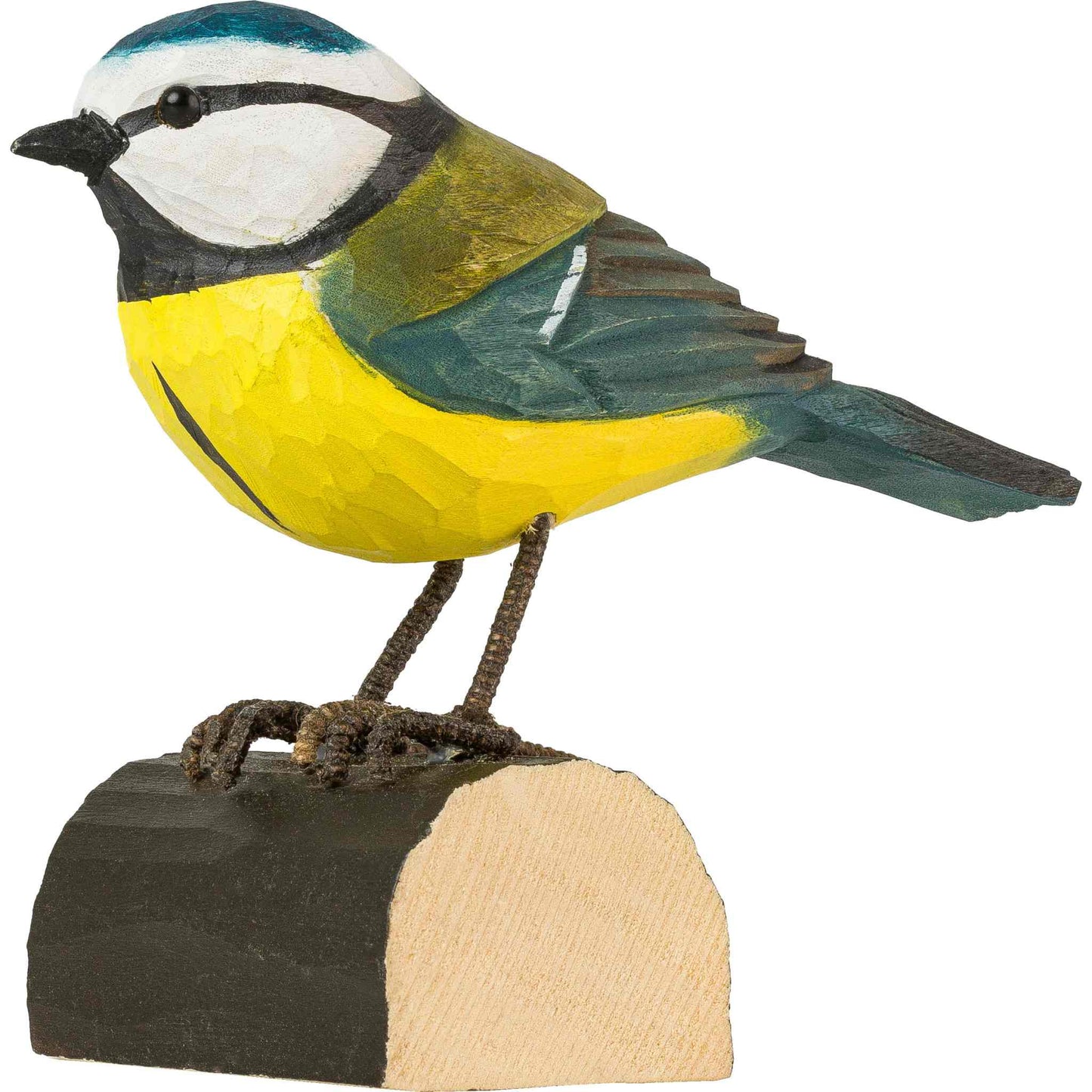Wildlife Garden DecoBird Blaumeise handgeschnitzt