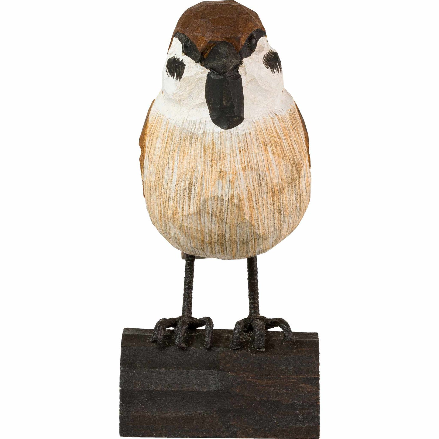 Wildlife Garden DecoBird Feldsperling handgeschnitzt