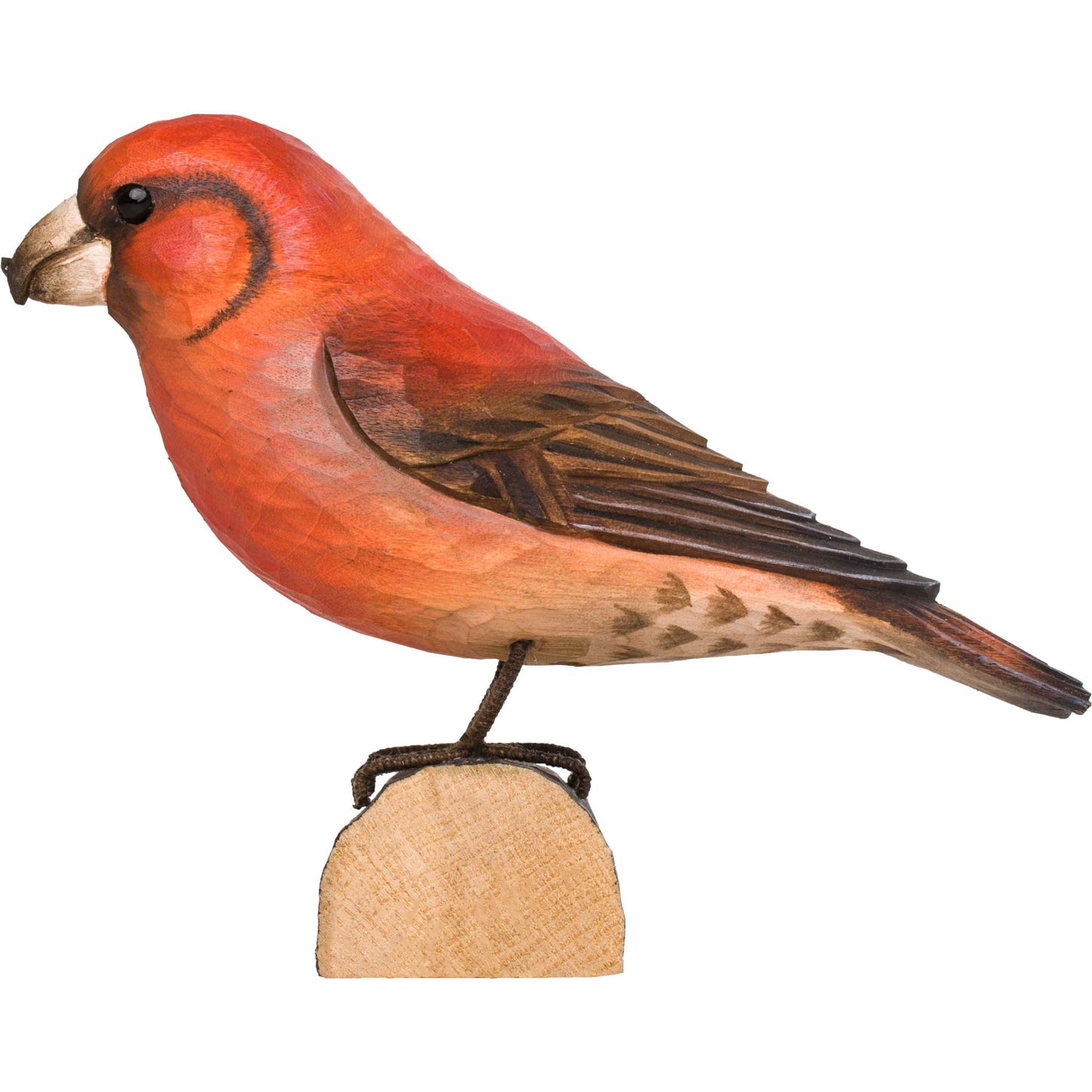 Wildlife Garden Decobird Fichtenkreuzschnabel handgeschnitzt