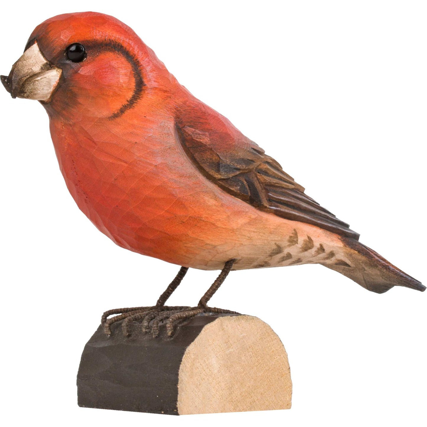 Wildlife Garden Decobird Fichtenkreuzschnabel handgeschnitzt