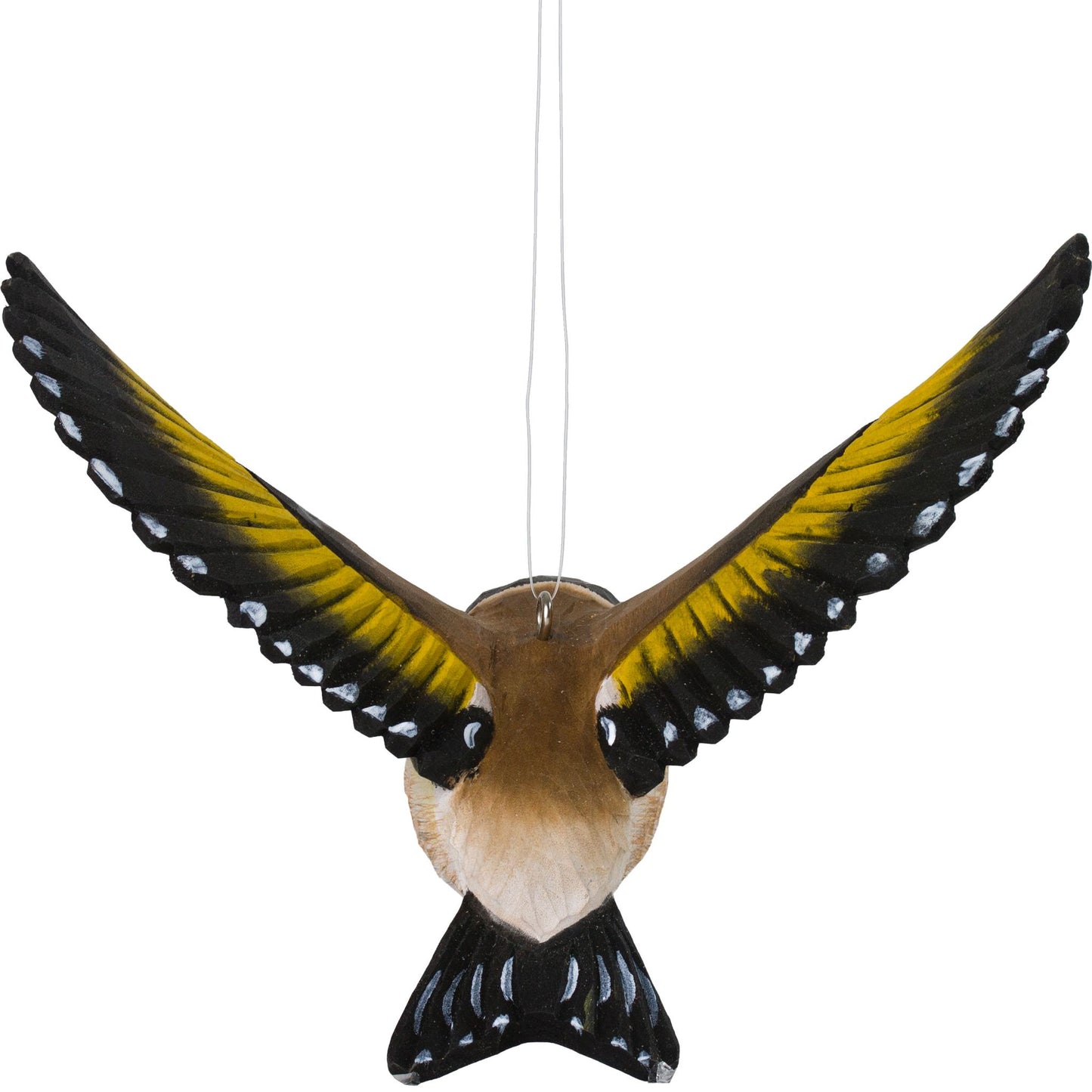 Wildlife Garden DecoBird Fliegender Stieglitz handgeschnitzt