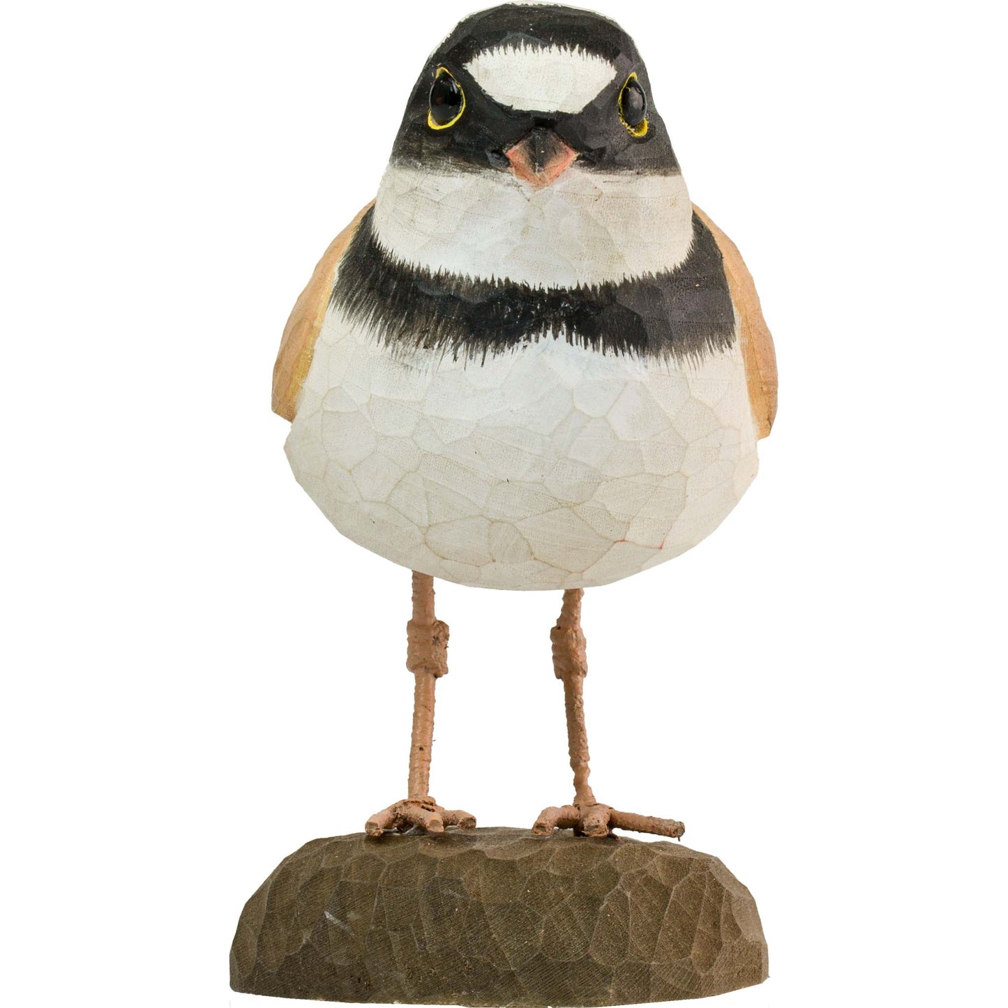 Wildlife Garden DecoBird Flußregenpfeifer handgeschnitzt