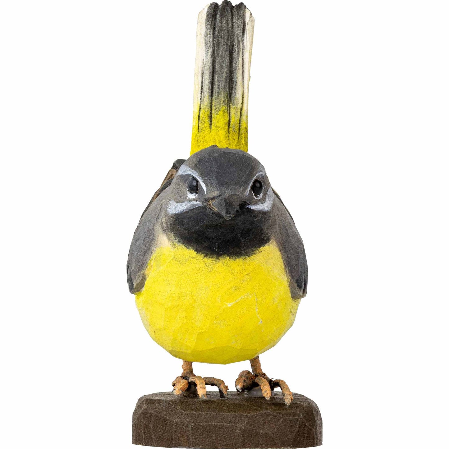 Wildlife Garden DecoBird Gebirgsstelze handgeschnitzt