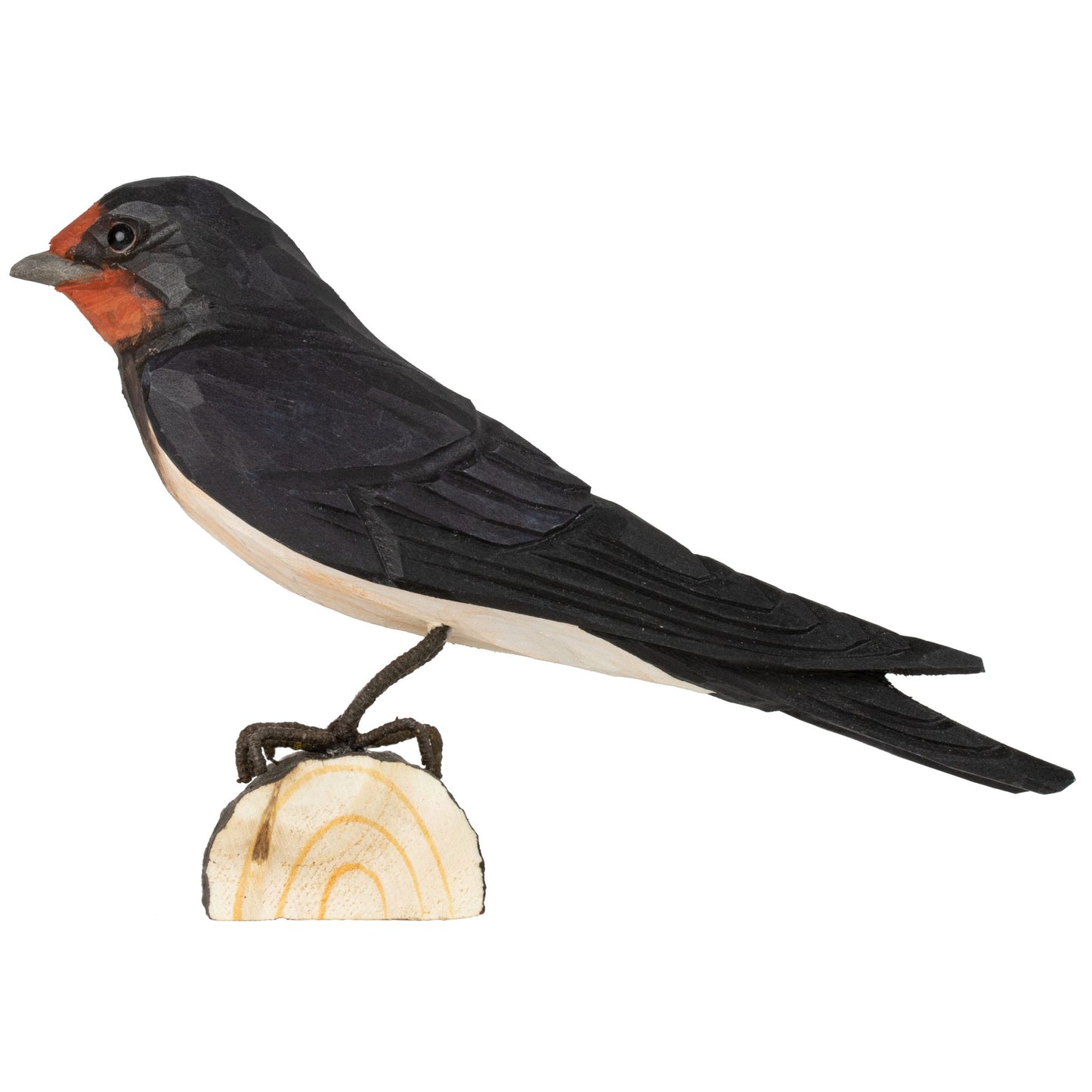 Wildlife Garden Decobird Hausschwalbe handgeschnitzt