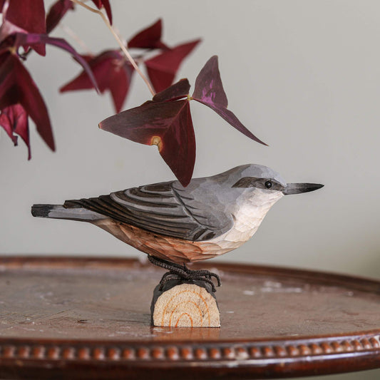 Wildlife Garden DecoBird Kleiber handgeschnitzt