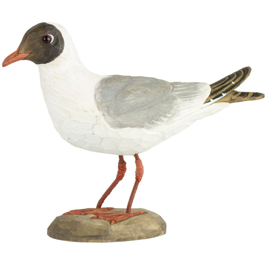 Wildlife Garden DecoBird Lachmöwe handgeschnitzt
