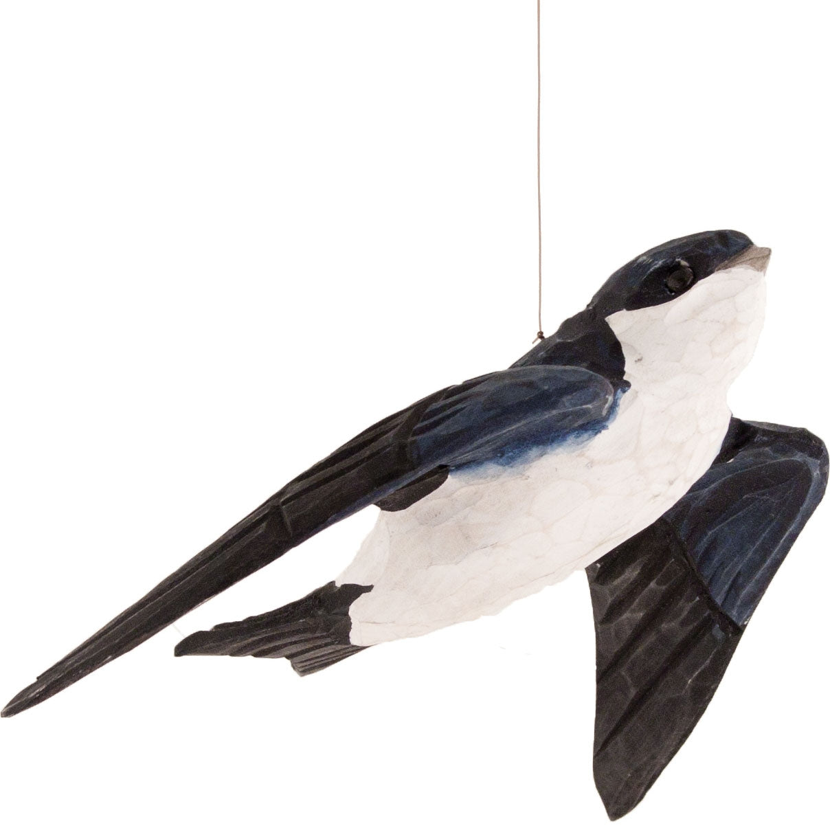 Wildlife Garden DecoBird Mehlschwalbe handgeschnitzt