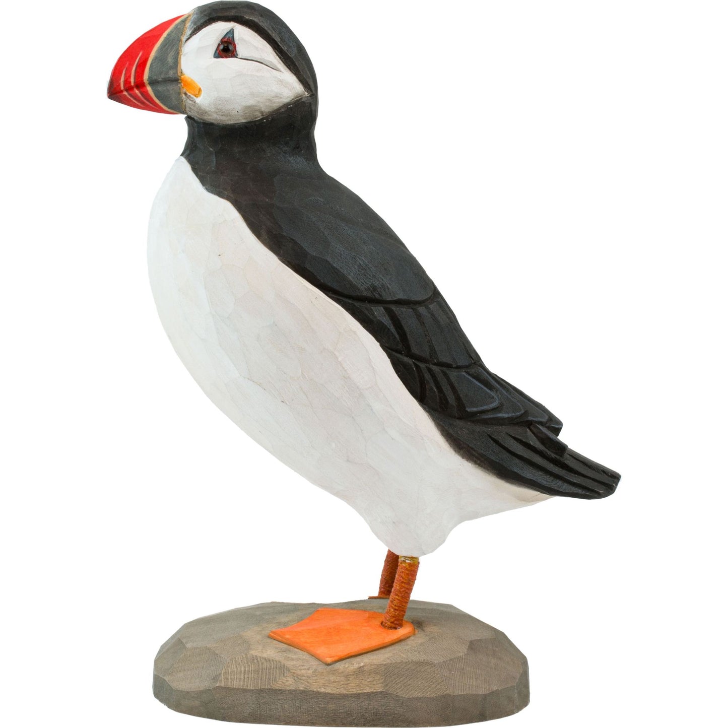 Wildlife Garden DecoBird Papageientaucher handgeschnitzt