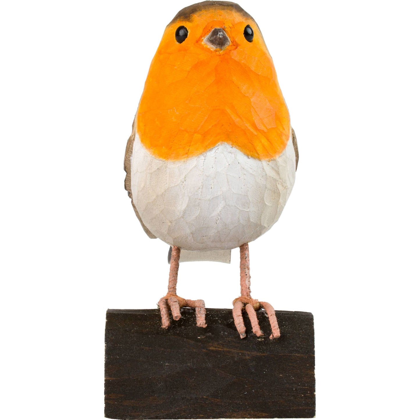 Wildlife Garden DecoBird Robin hand-carved