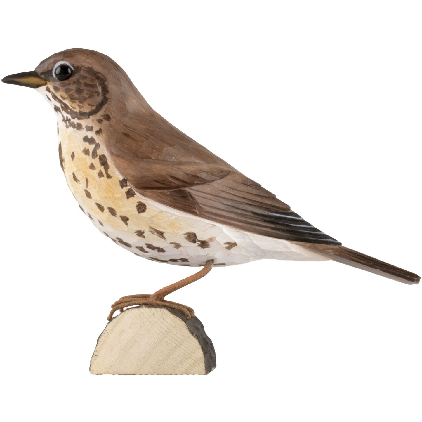 Wildlife Garden Decobird Singdrossel handgeschnitzt