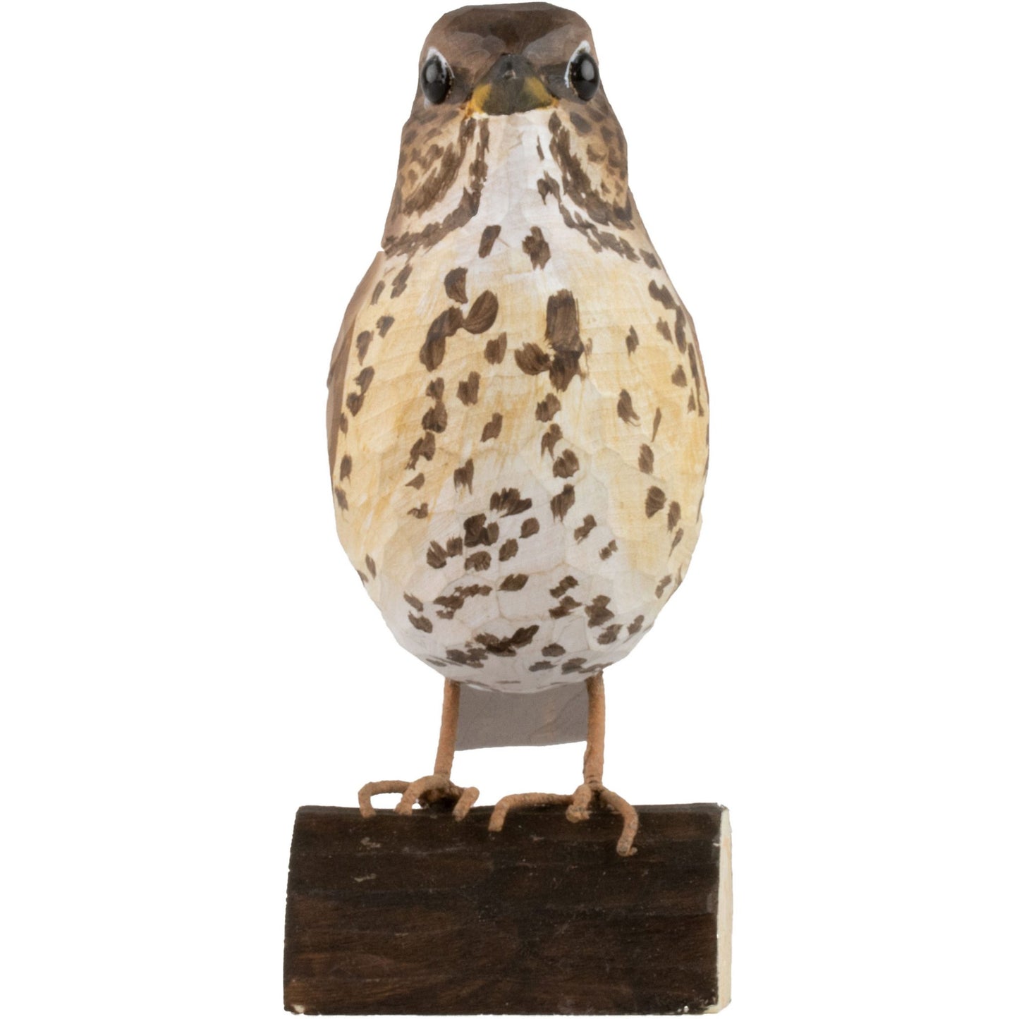 Wildlife Garden Decobird Singdrossel handgeschnitzt