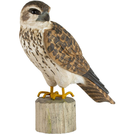 Wildlife Garden Decobird Steinfalke handgeschnitzt