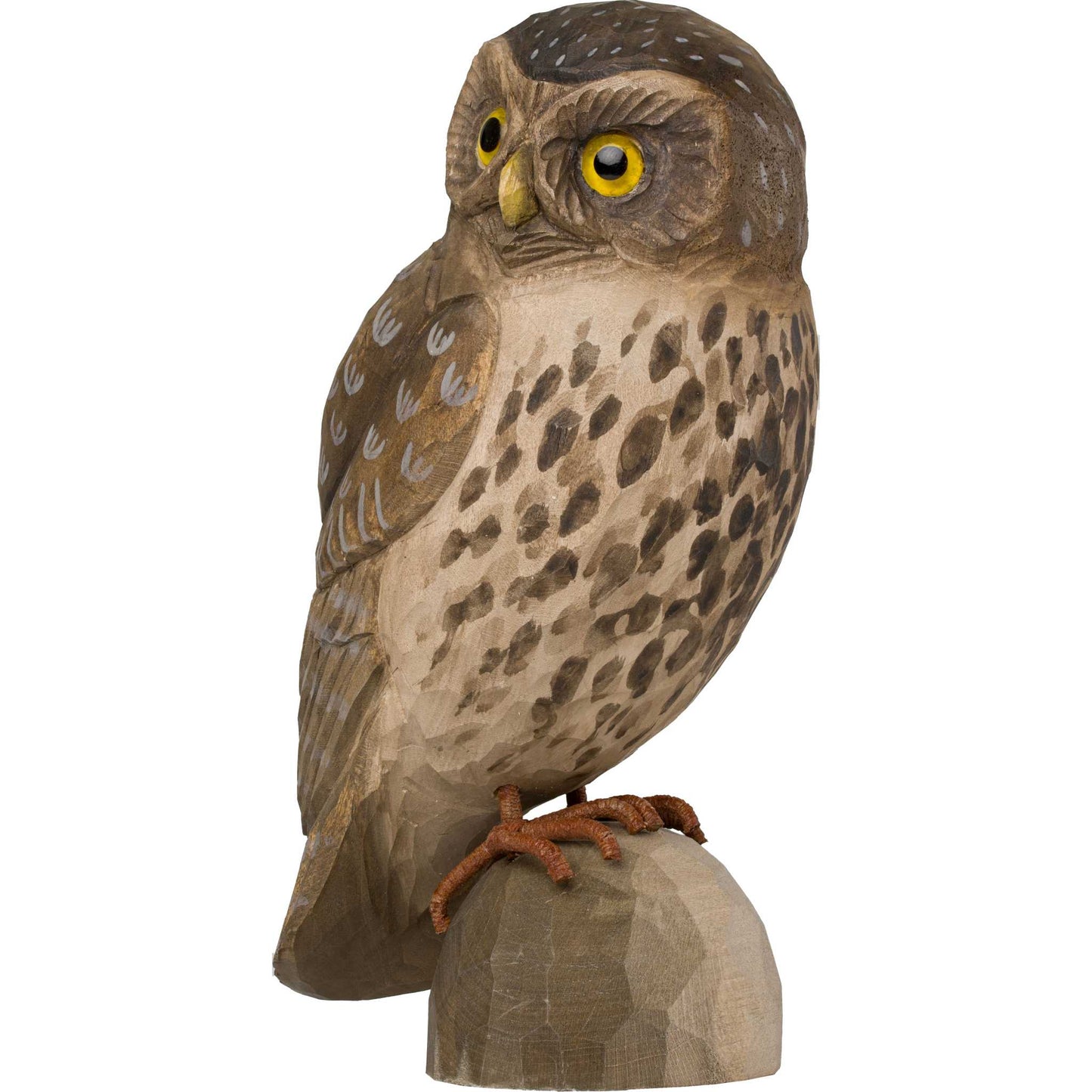 Wildlife Garden DecoBird Steinkauz handgeschnitzt