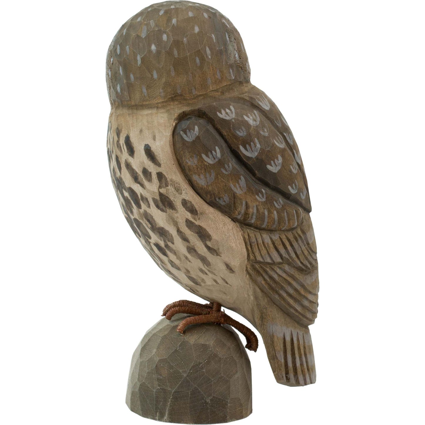 Wildlife Garden DecoBird Steinkauz handgeschnitzt