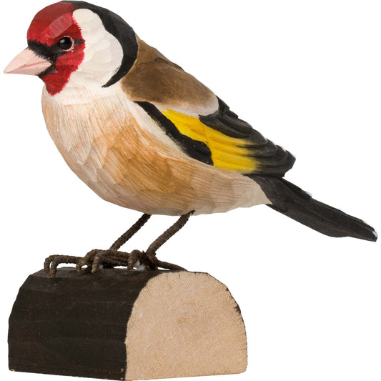 Wildlife Garden DecoBird Stieglitz handgeschnitzt