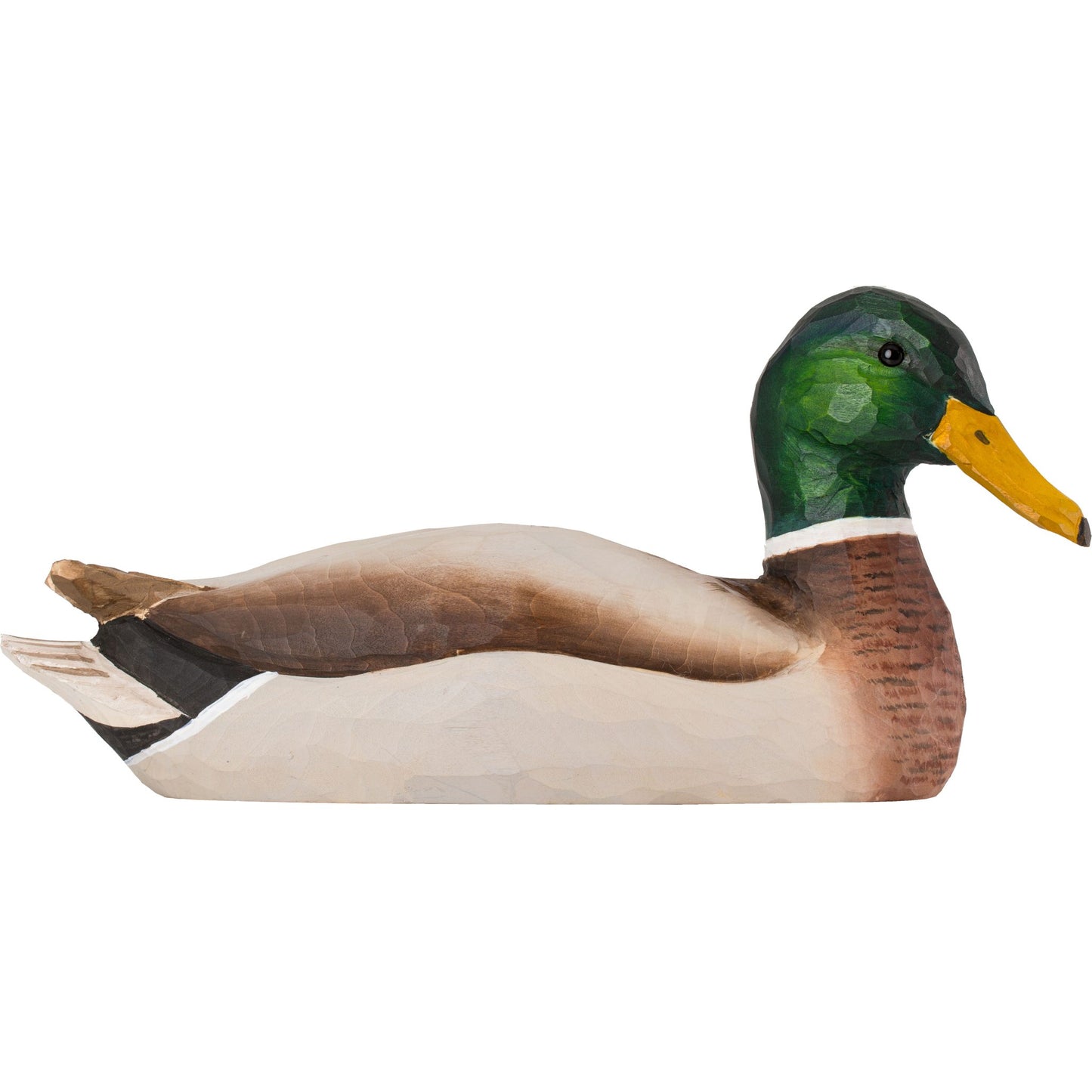 Wildlife Garden Decobird Stockente Männchen handgeschnitzt
