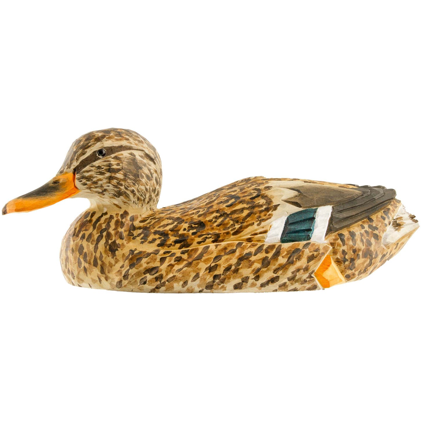 Wildlife Garden DecoBird Stockente Weibchen handgeschnitzt