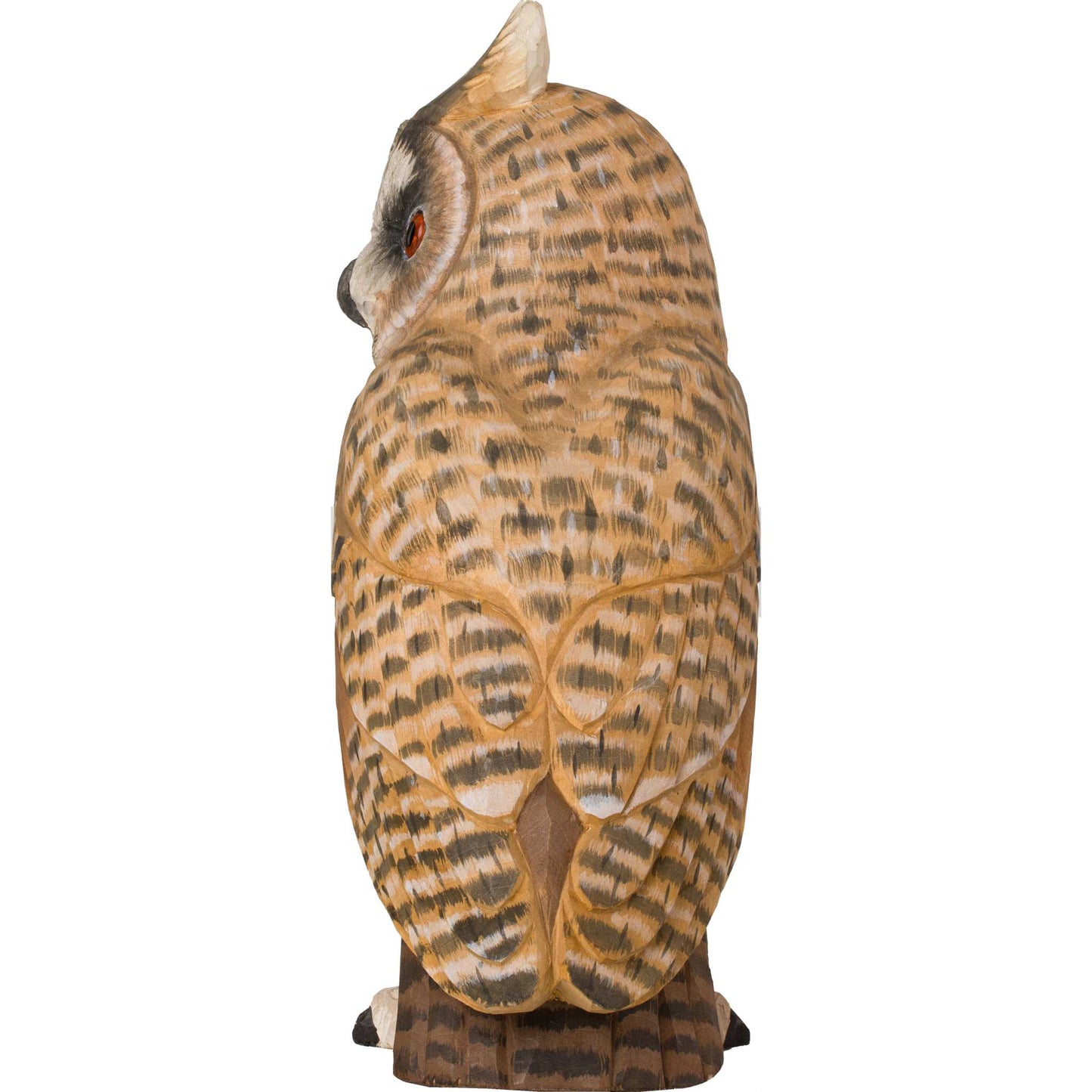 Wildlife Garden Decobird Waldohreule handgeschnitzt