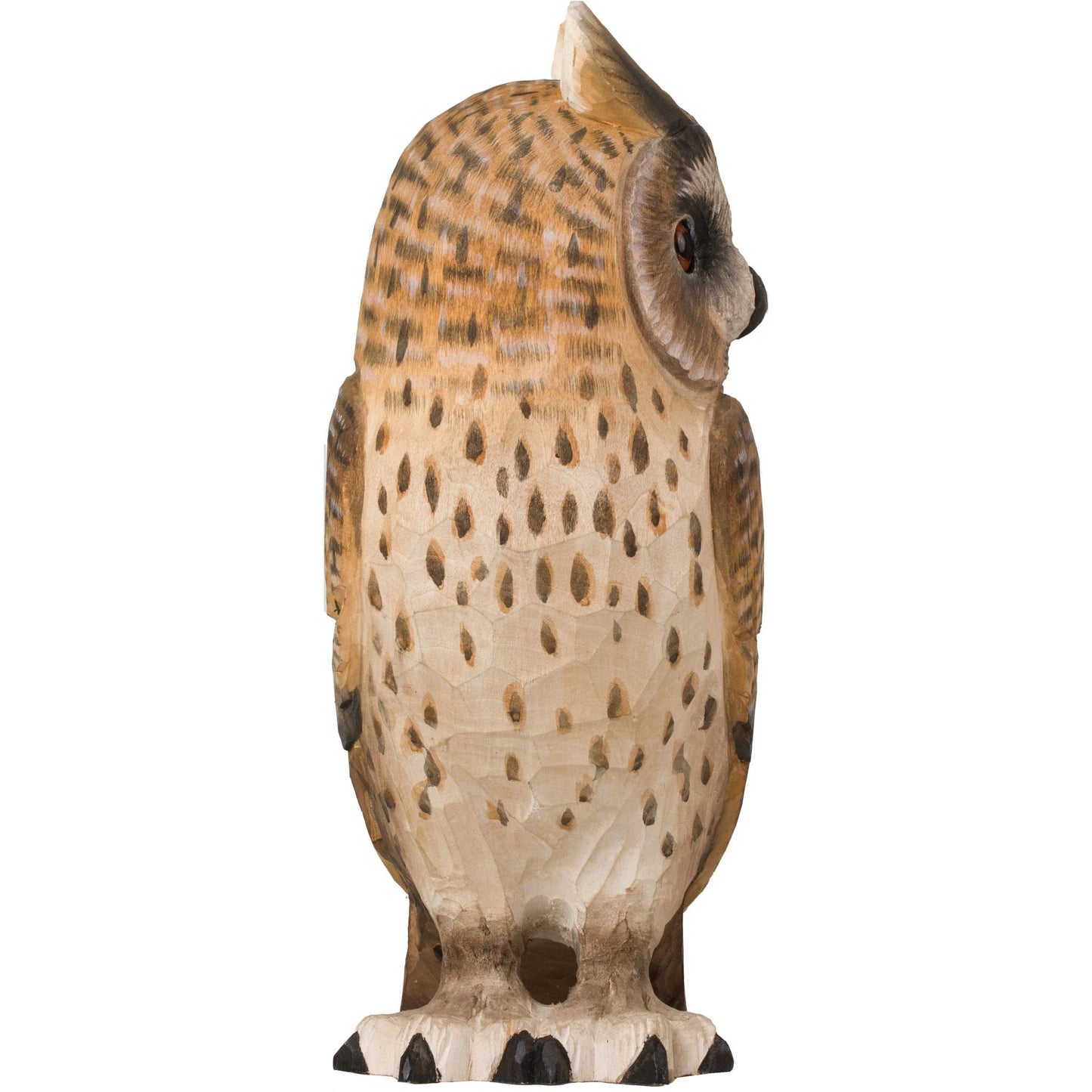 Wildlife Garden Decobird Waldohreule handgeschnitzt