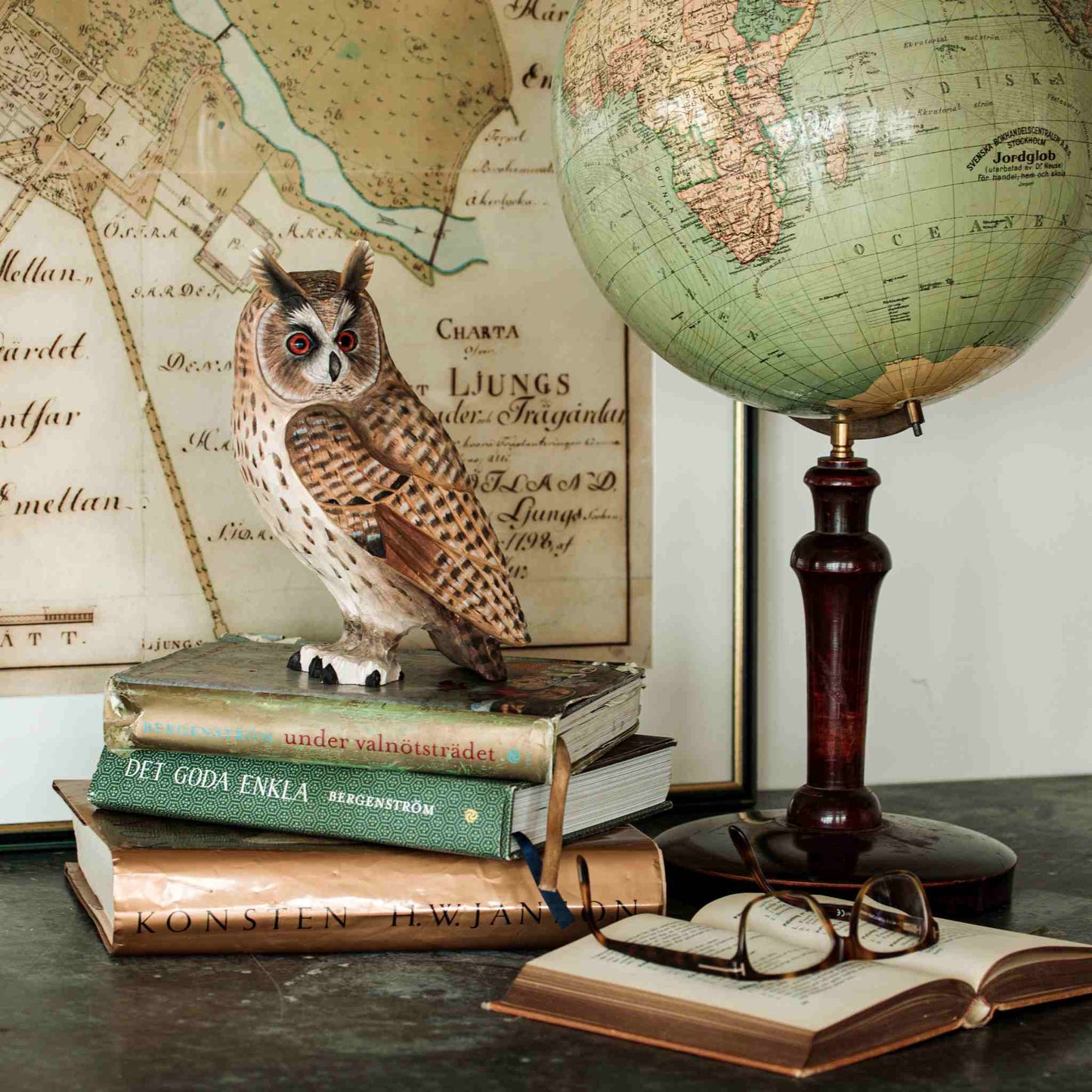 Wildlife Garden Decobird Waldohreule handgeschnitzt