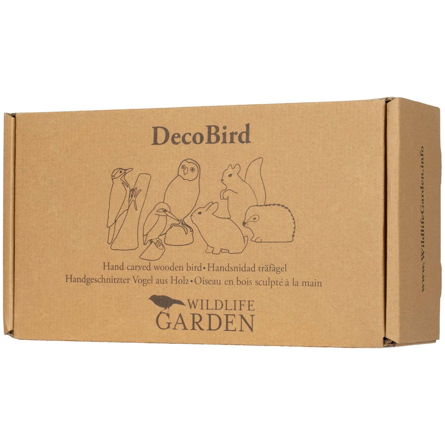 Wildlife Garden DecoBird Wanderfalke handgeschnitzt