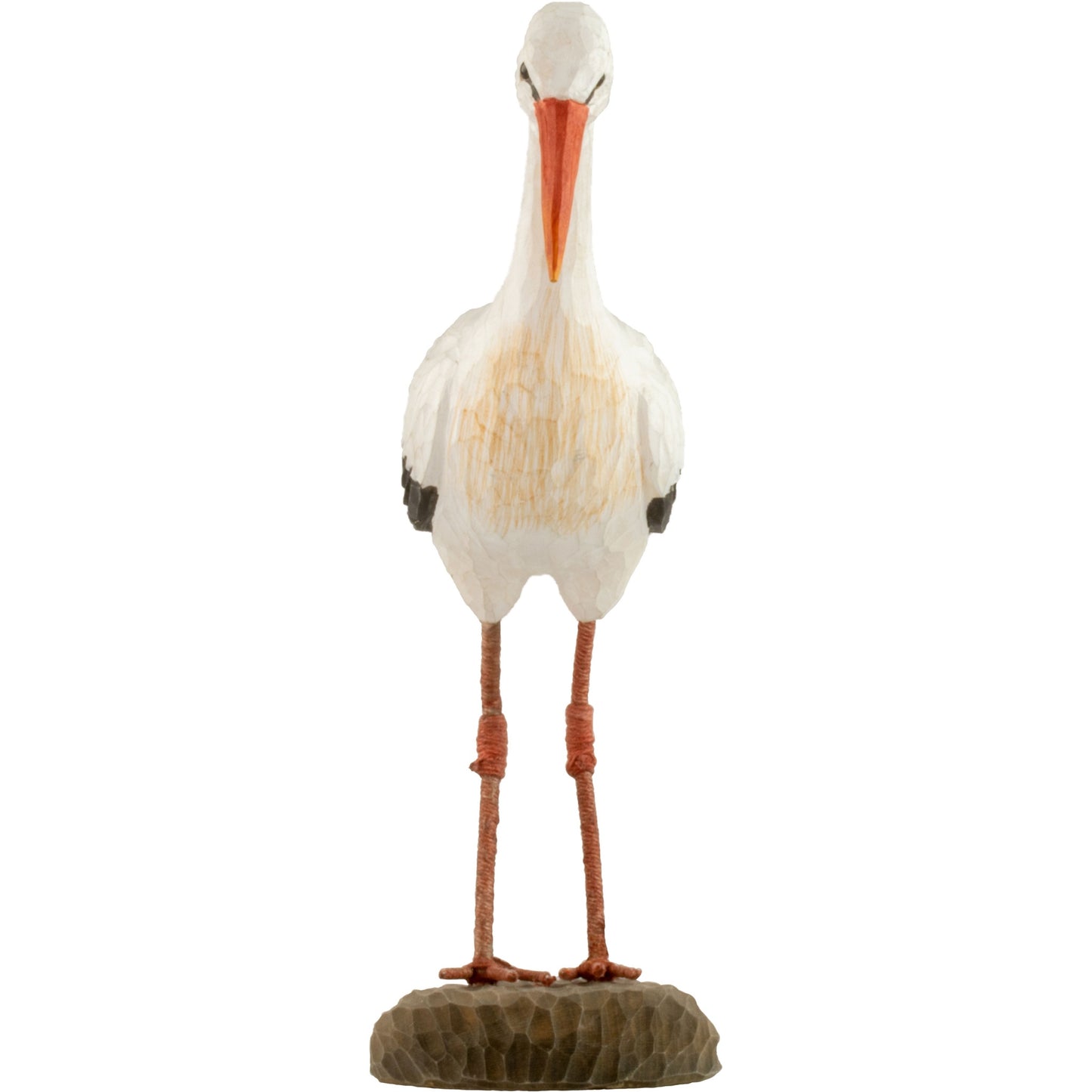 Wildlife Garden Decobird Weißstorch handgeschnitzt