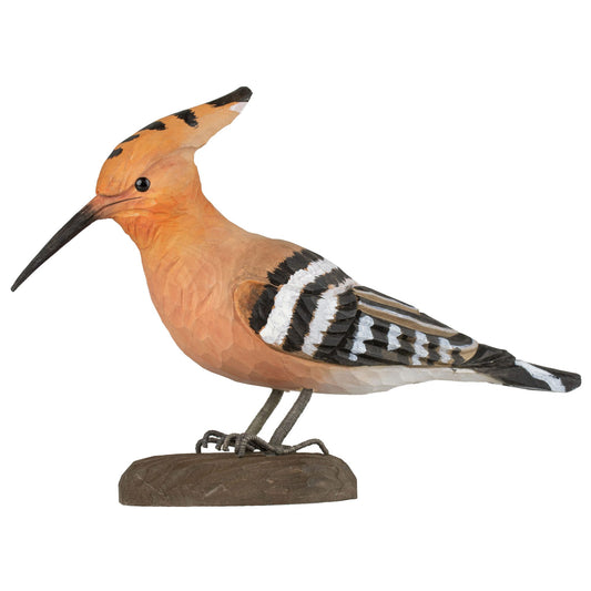 Wildlife Garden DecoBird Wiedehopf handgeschnitzt