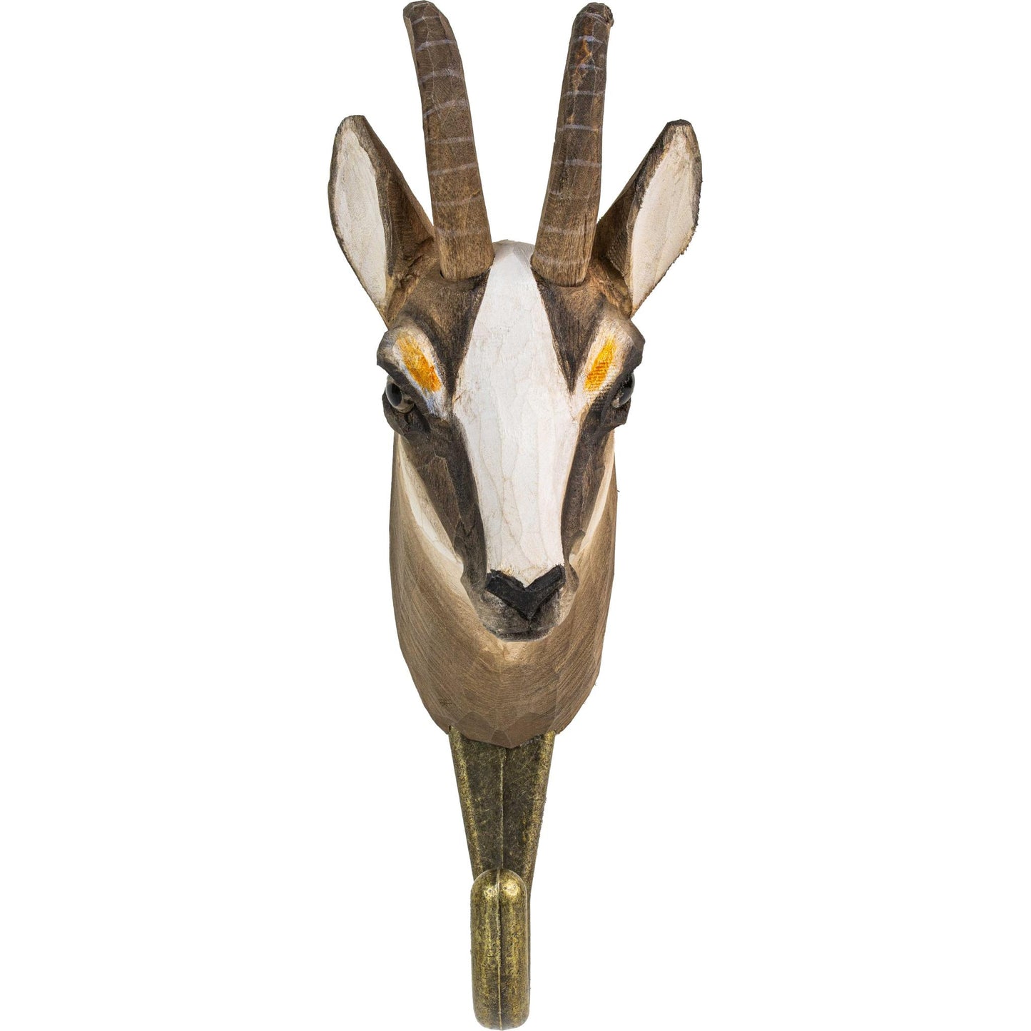 Wildlife Garden Decohook Wandhaken Gämse (handgeschnitzt)