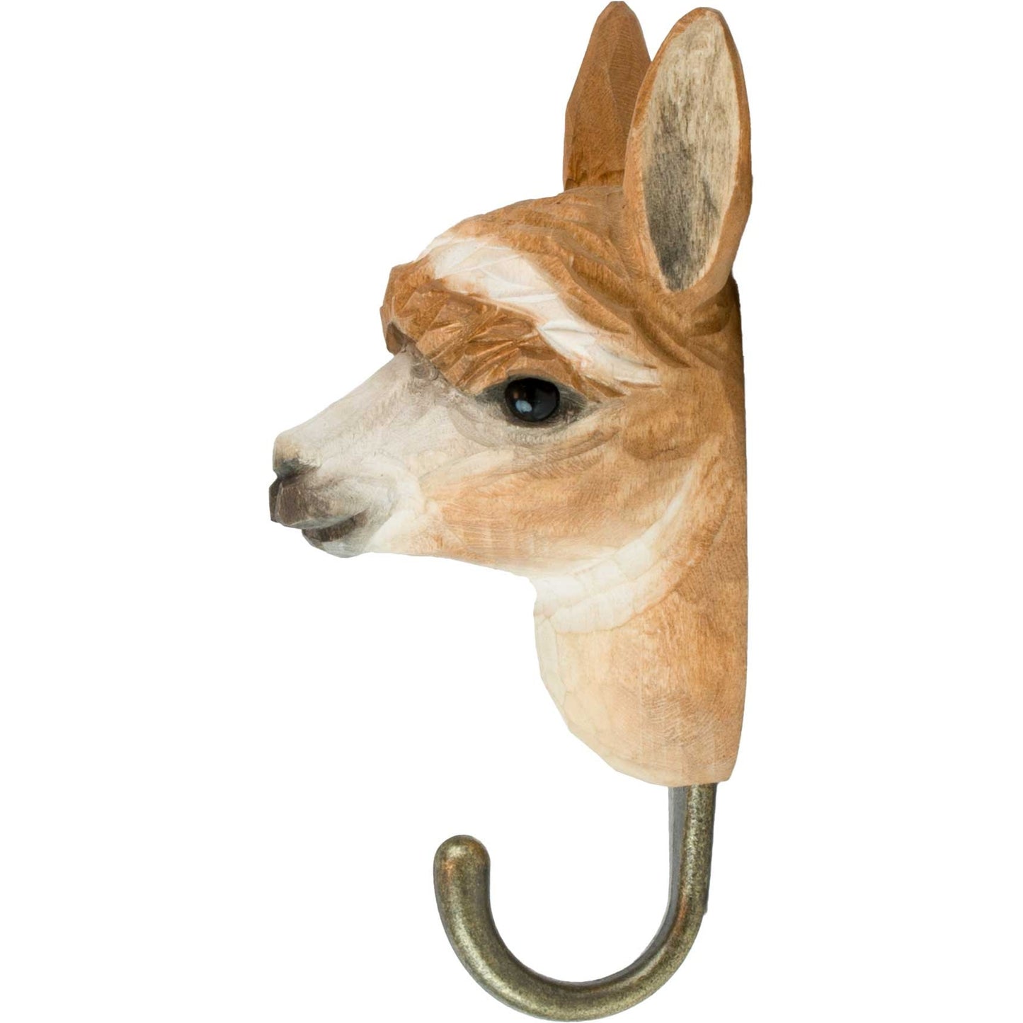 Wildlife Garden Decohook Wandhaken Alpaka (handgeschnitzt)