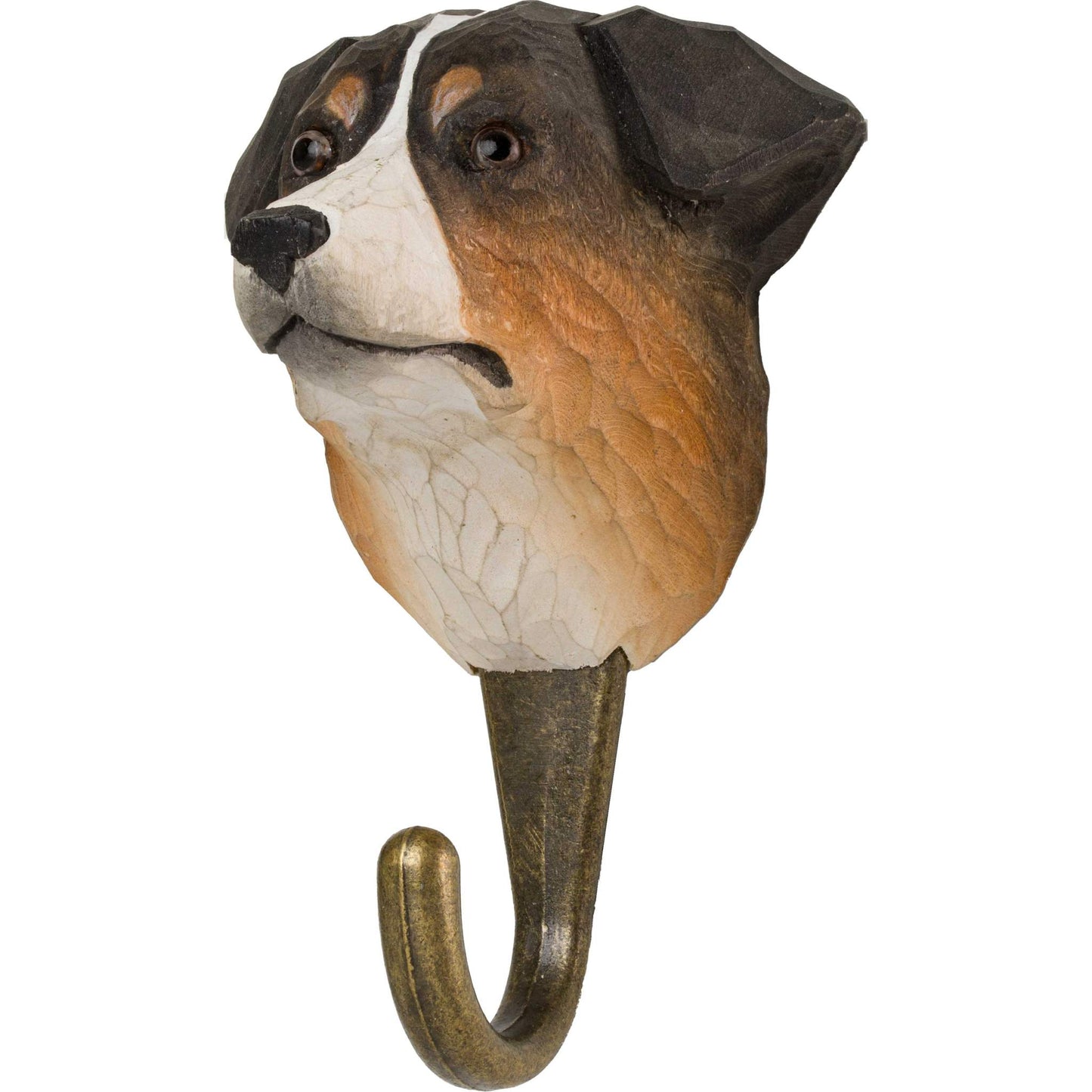 Wildlife Garden Decohook Wall Hook Australian Shepherd (hand-carved)