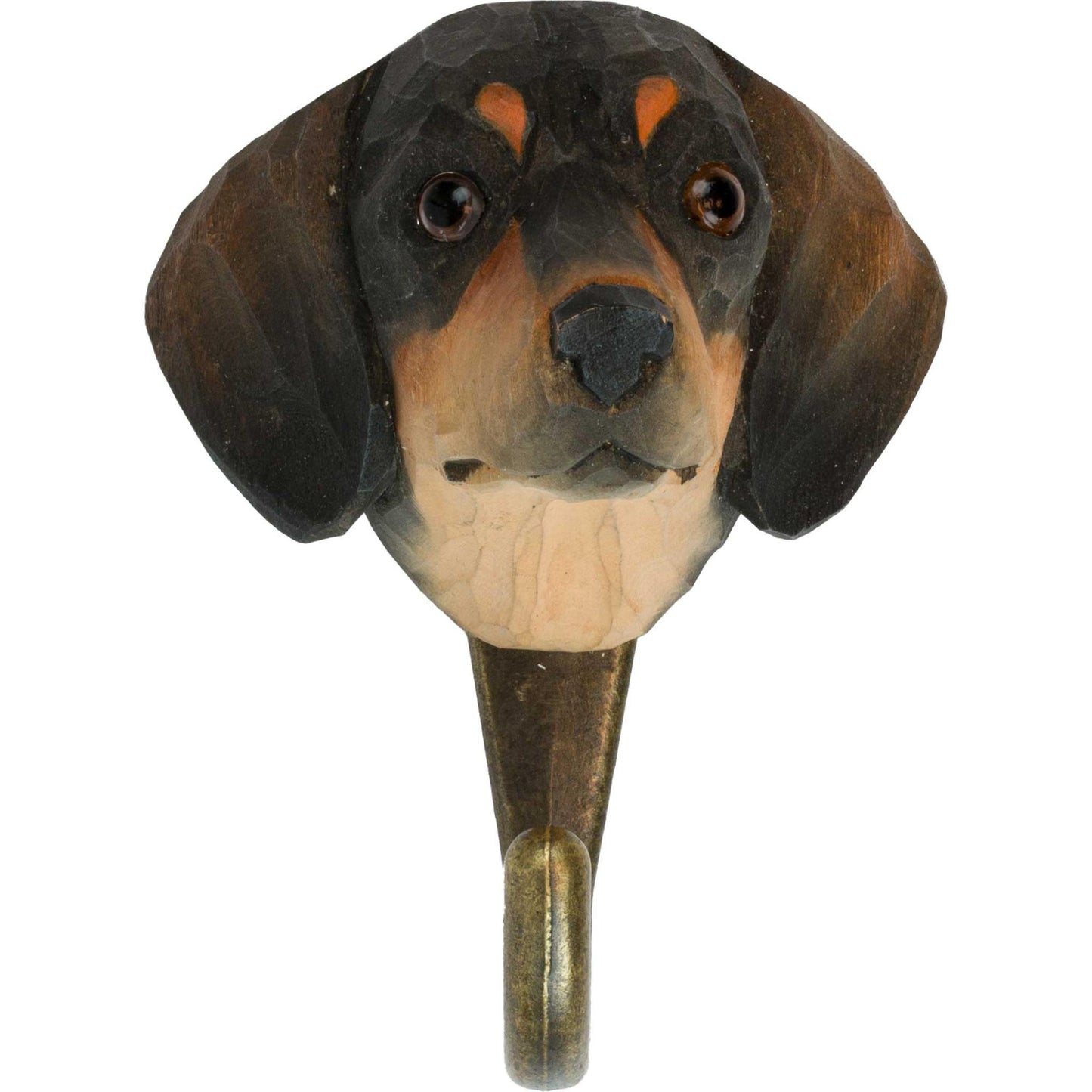 Wildlife Garden Decohook Wandhaken Dachshund (handgeschnitzt)