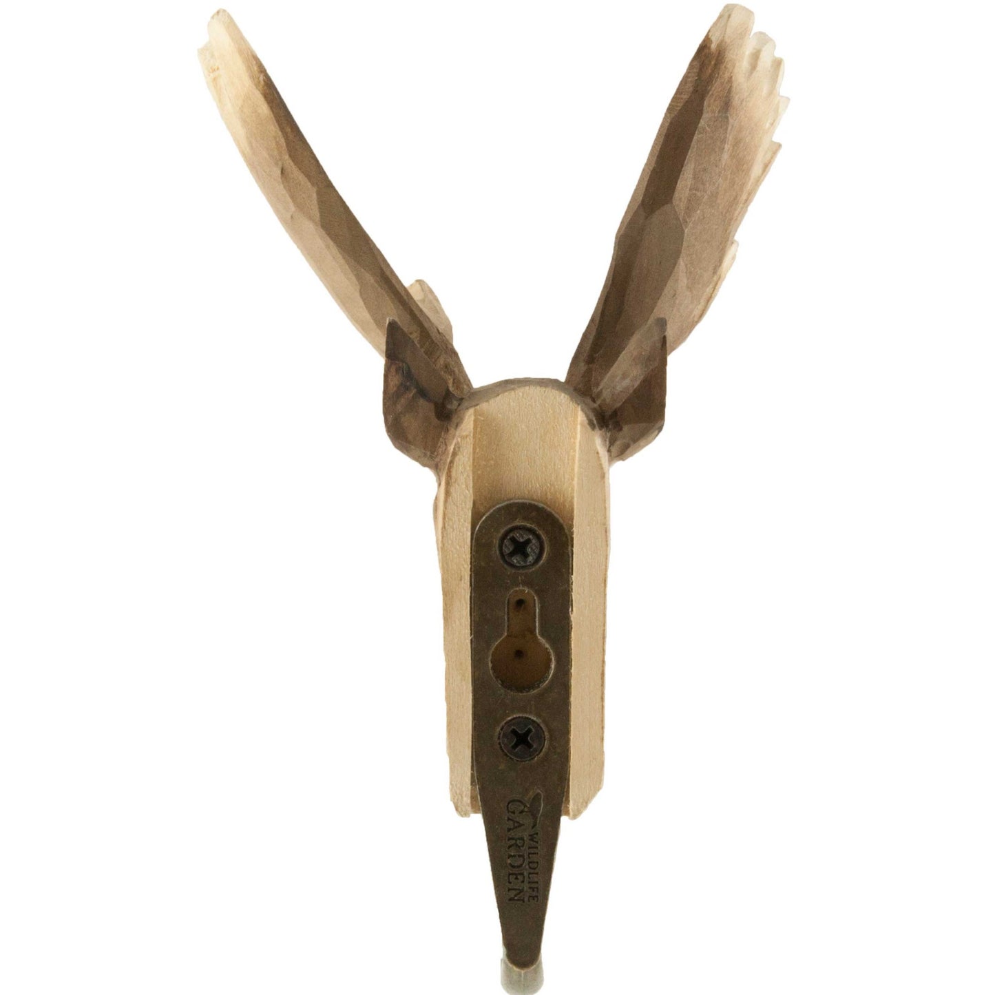 Wildlife Garden Decohook Wall Hook Moose (hand-carved)