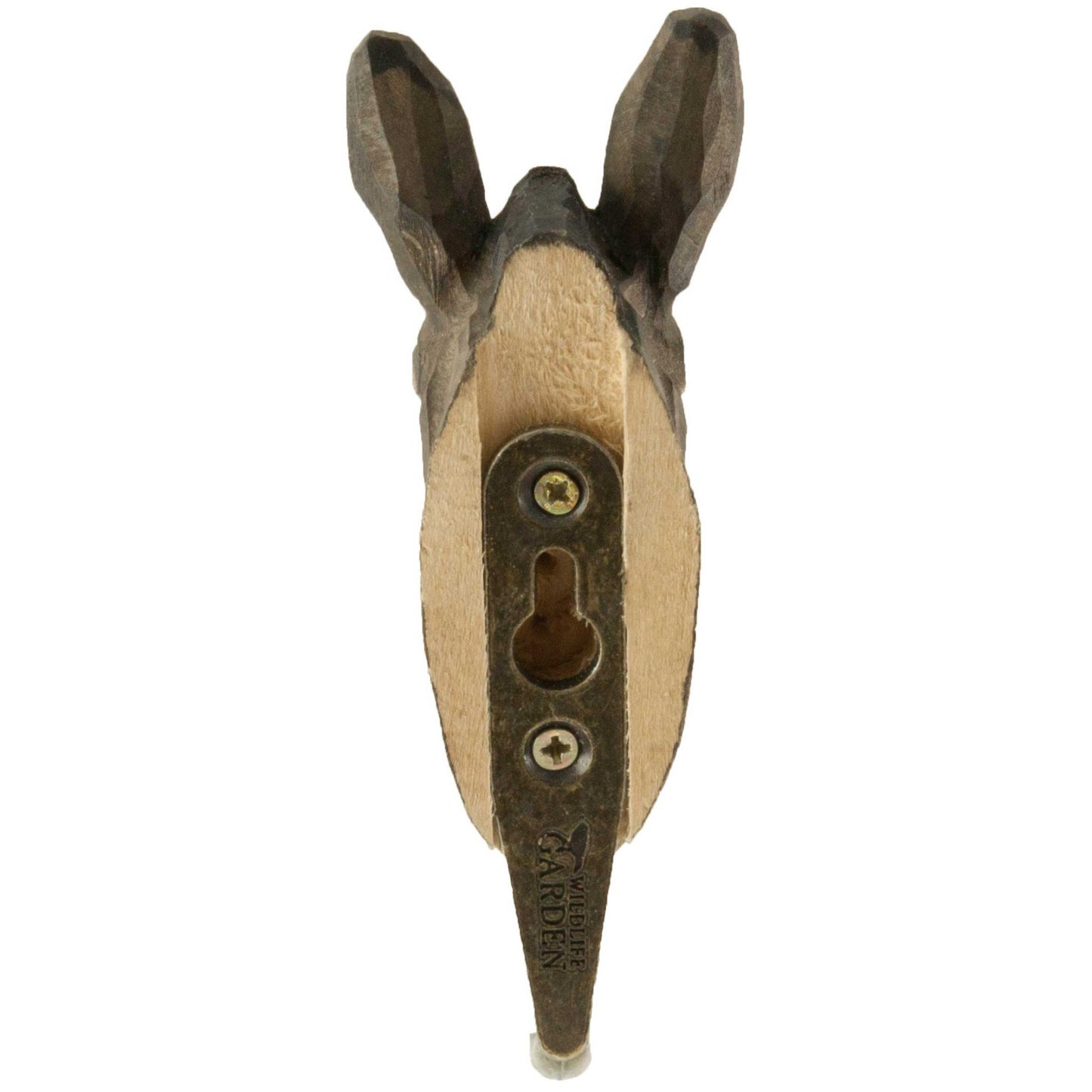Wildlife Garden Decohook Wall Hook Donkey (hand-carved)