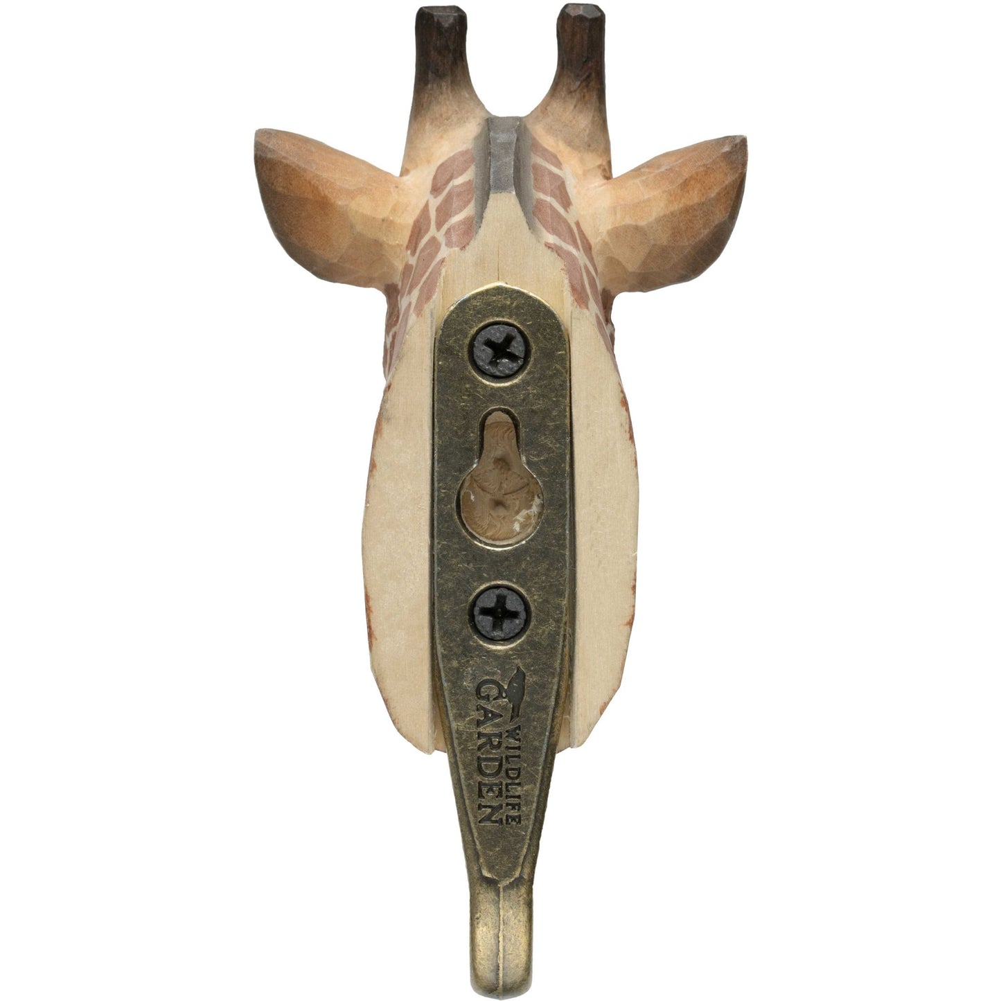 Wildlife Garden Decohook Wandhaken Giraffe (handgeschnitzt)