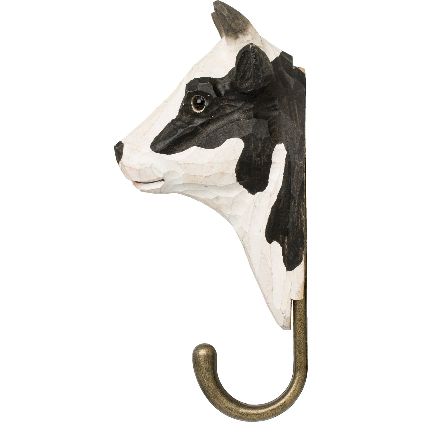 Wildlife Garden Decohook Wall Hook Cow (hand-carved)