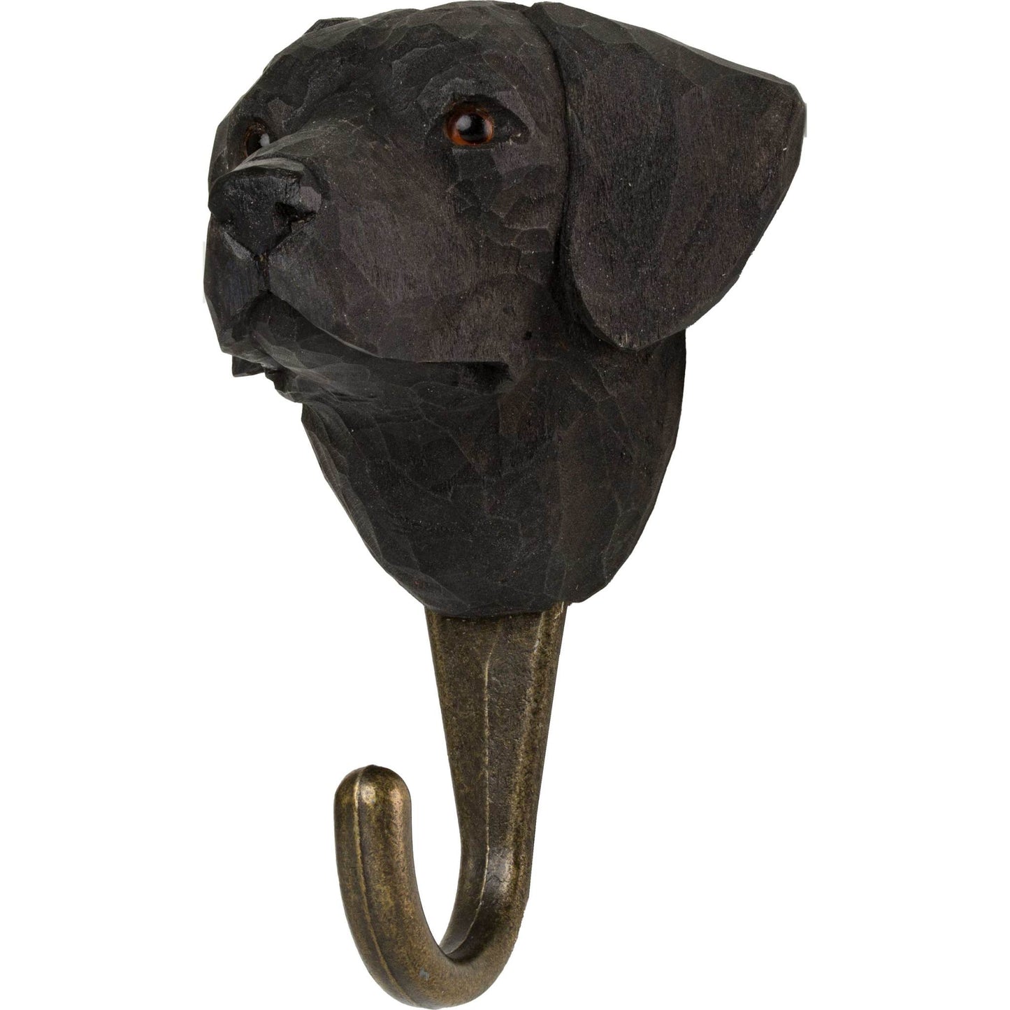 Wildlife Garden Decohook Wall Hook Labrador Retriever (hand-carved)