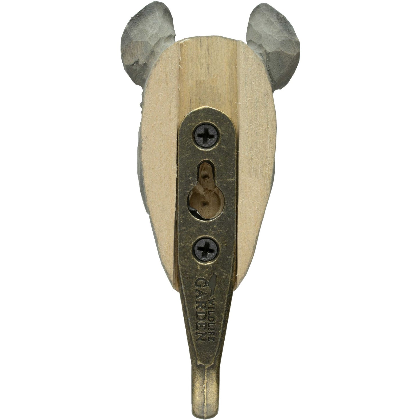 Wildlife Garden Decohook Wandhaken Nashorn (handgeschnitzt)