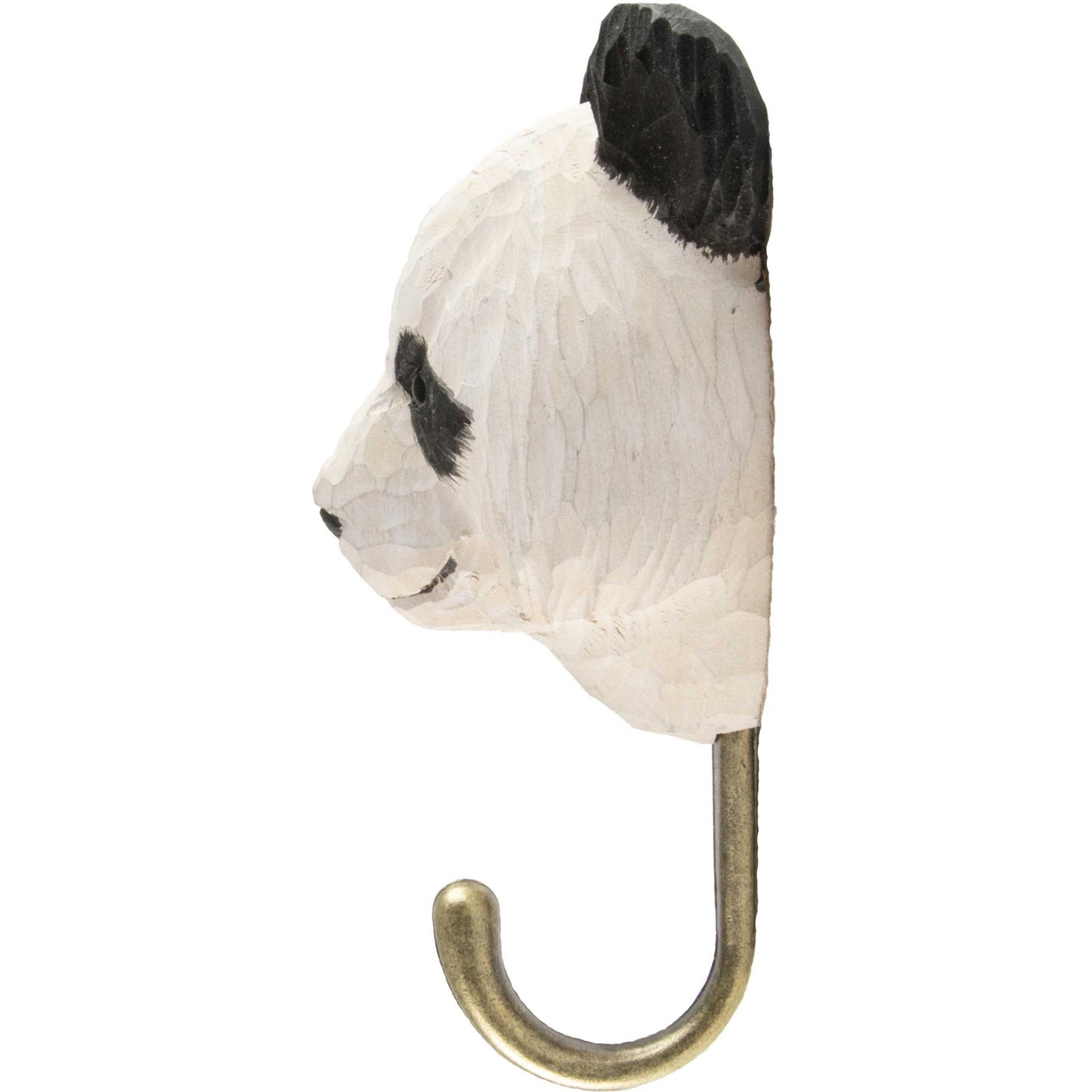 Wildlife Garden Decohook Wandhaken Panda (handgeschnitzt)