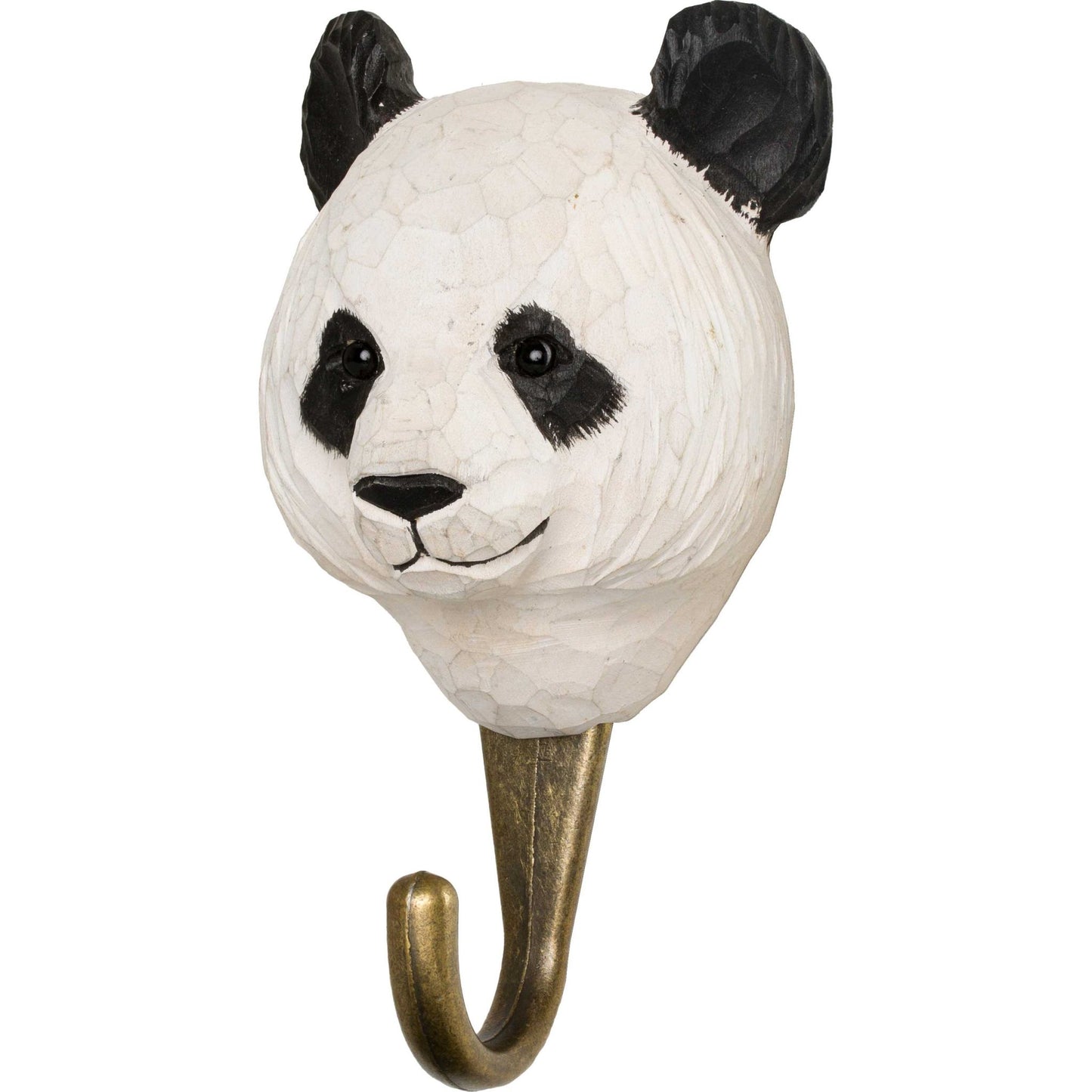 Wildlife Garden Decohook Wandhaken Panda (handgeschnitzt)