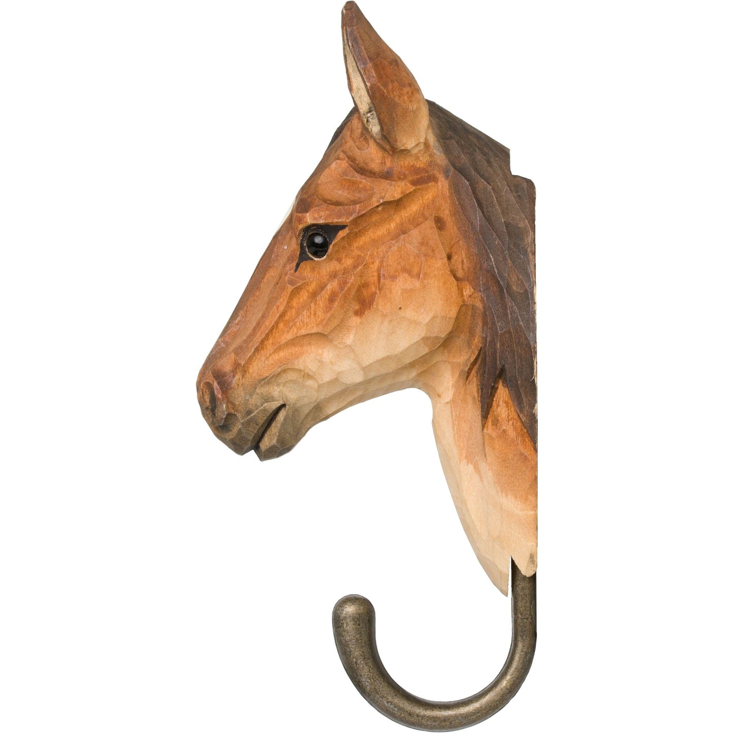 Wildlife Garden Decohook Wall Hook Horse (Hand-Carved)