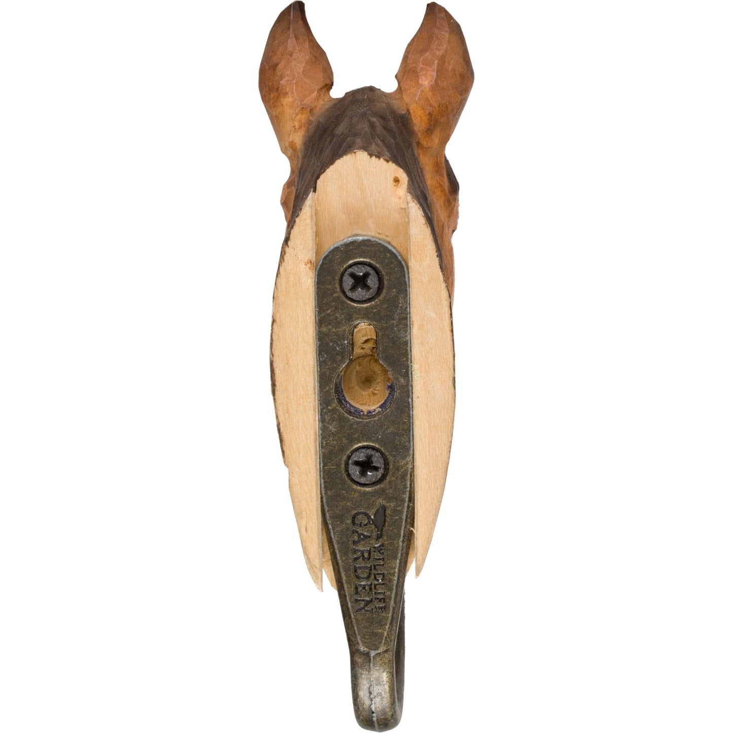 Wildlife Garden Decohook Wall Hook Horse (Hand-Carved)