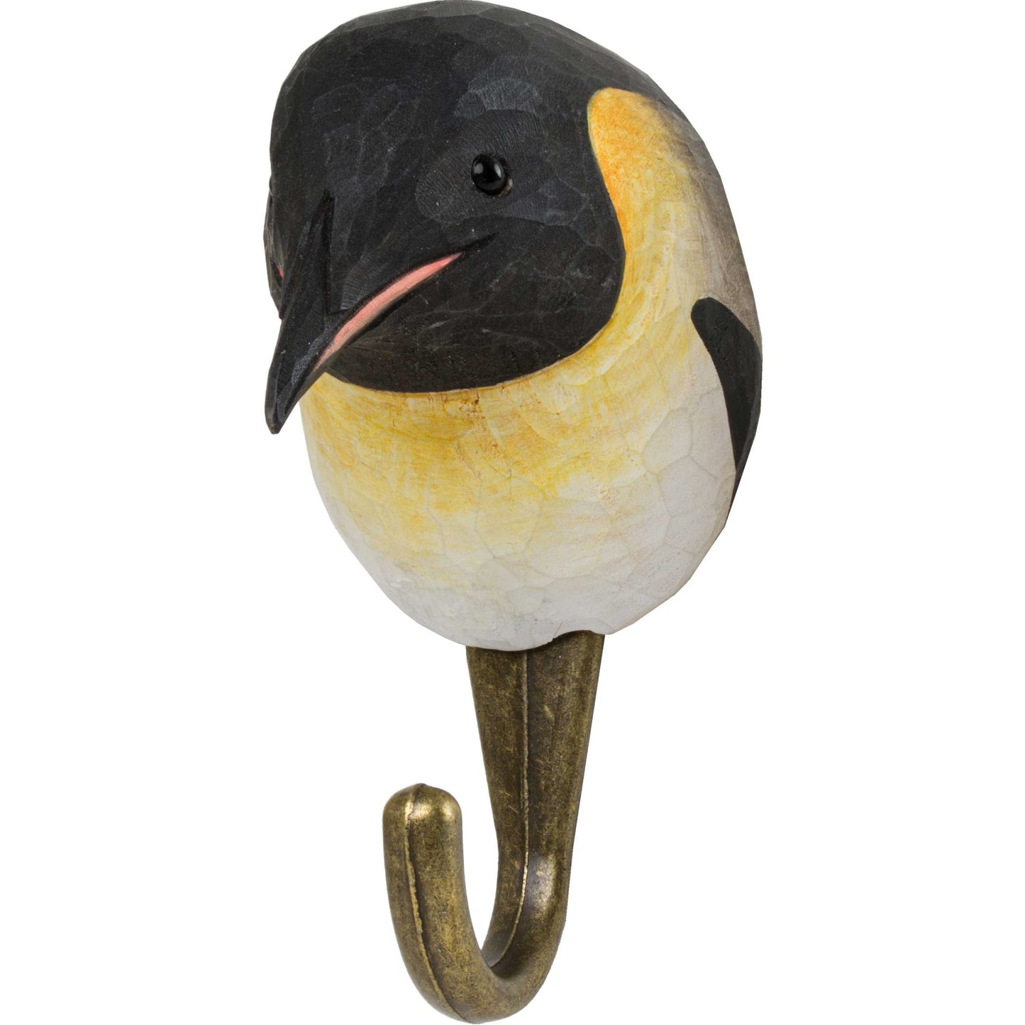 Wildlife Garden Decohook Wandhaken Pinguin (handgeschnitzt)