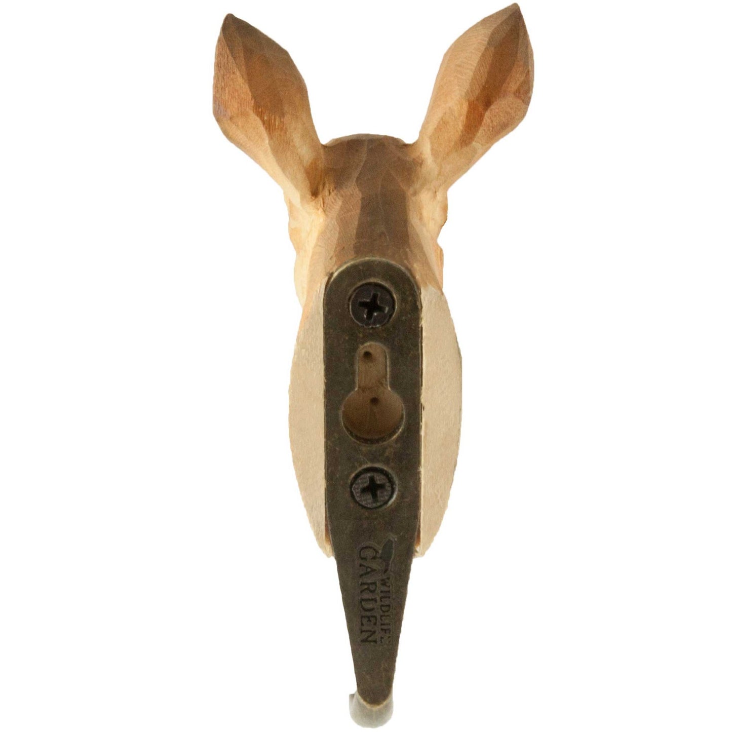 Wildlife Garden Decohook Wall Hook Deer (hand-carved)